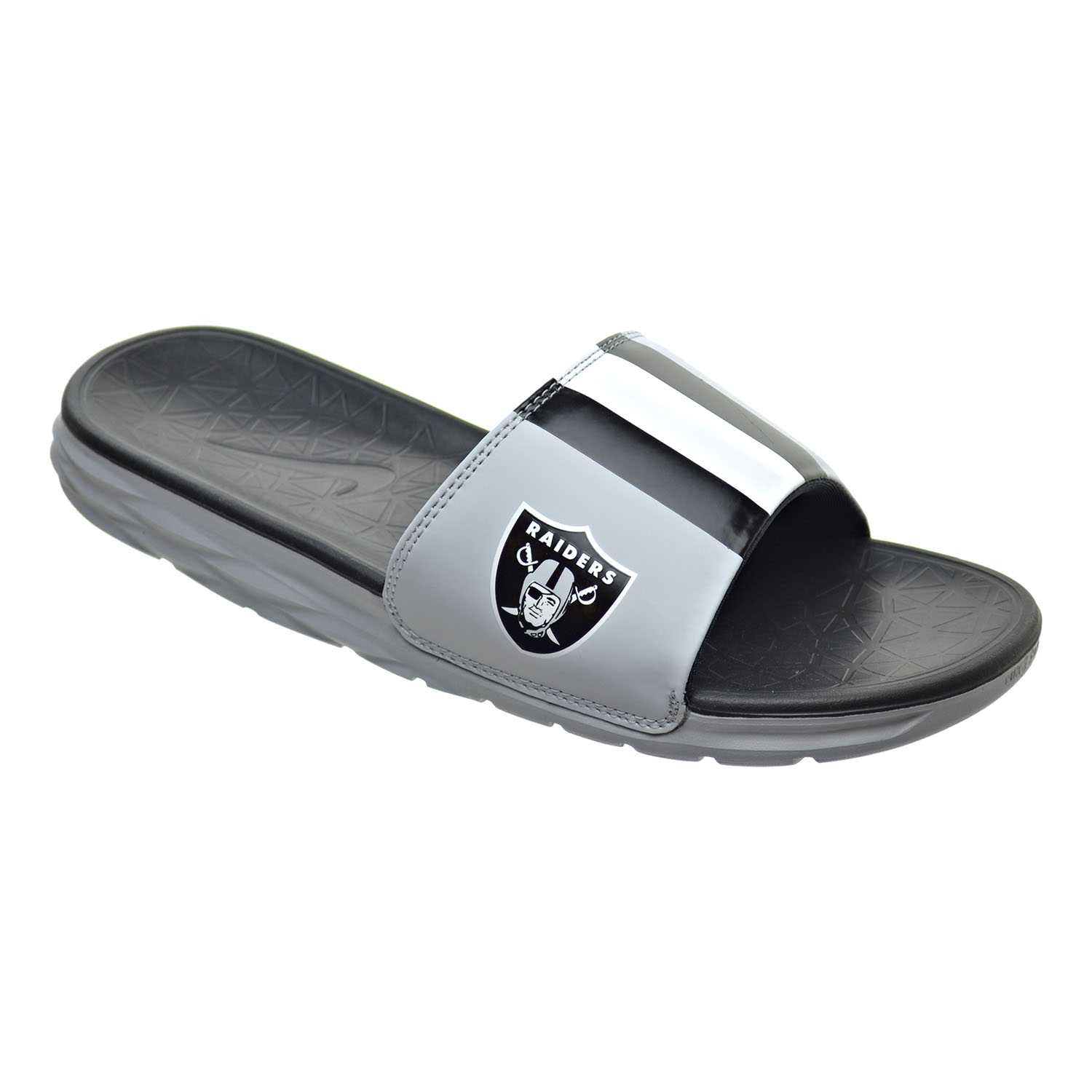 grey nike sliders mens