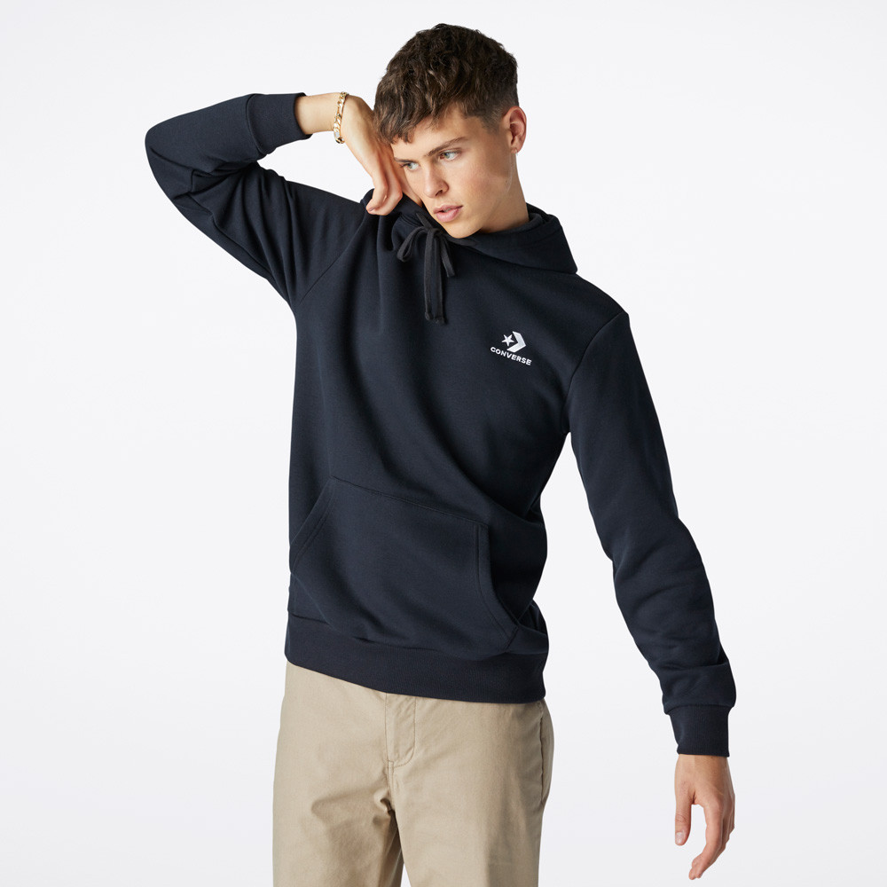 converse star chevron graphic pullover hoodie