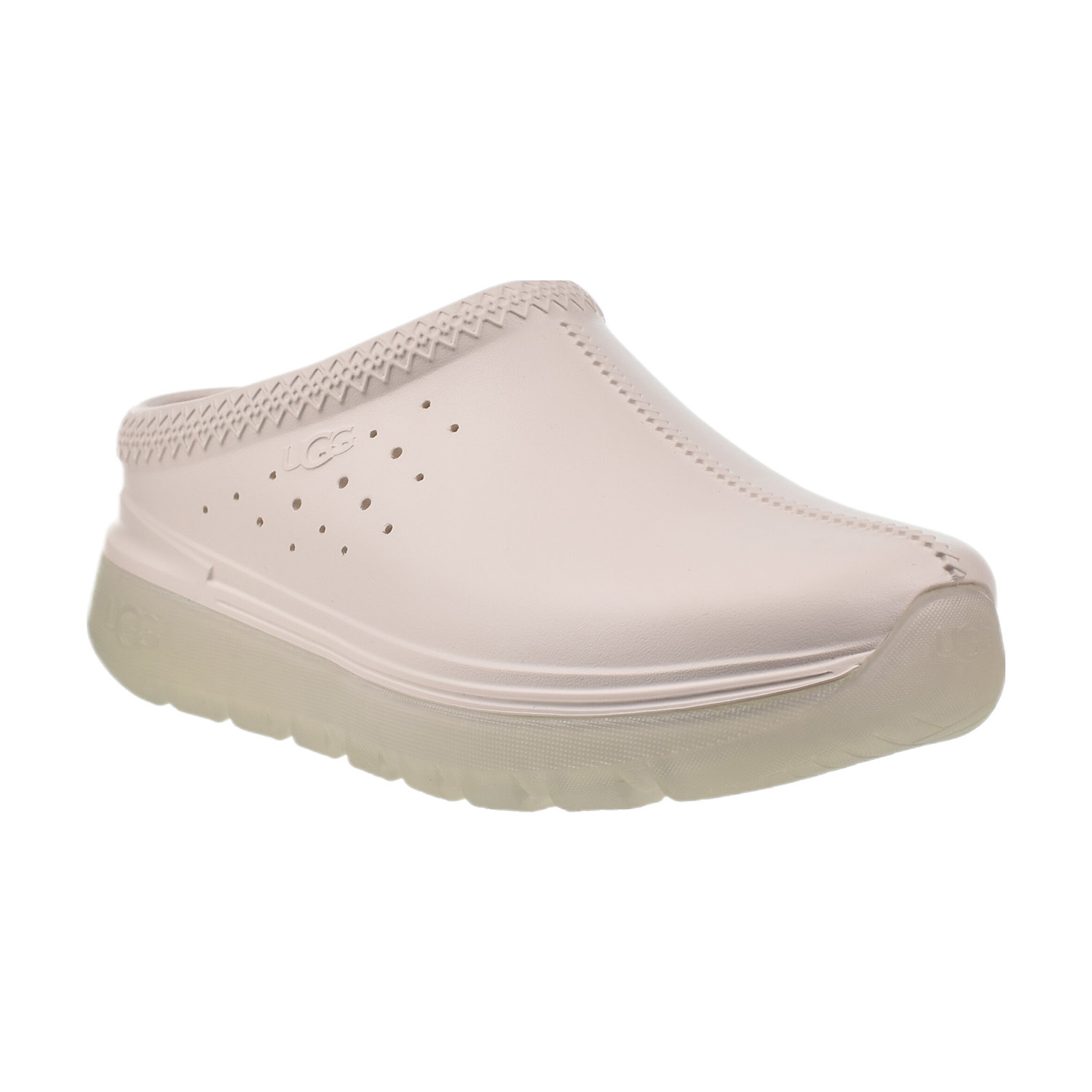 Men\'s UGG Tasman Sport Clog in White w/ Textured Trim | Size 12 Ugg M Tasman Sport White Mens Slip On Casual Sandals Clog  main image 3