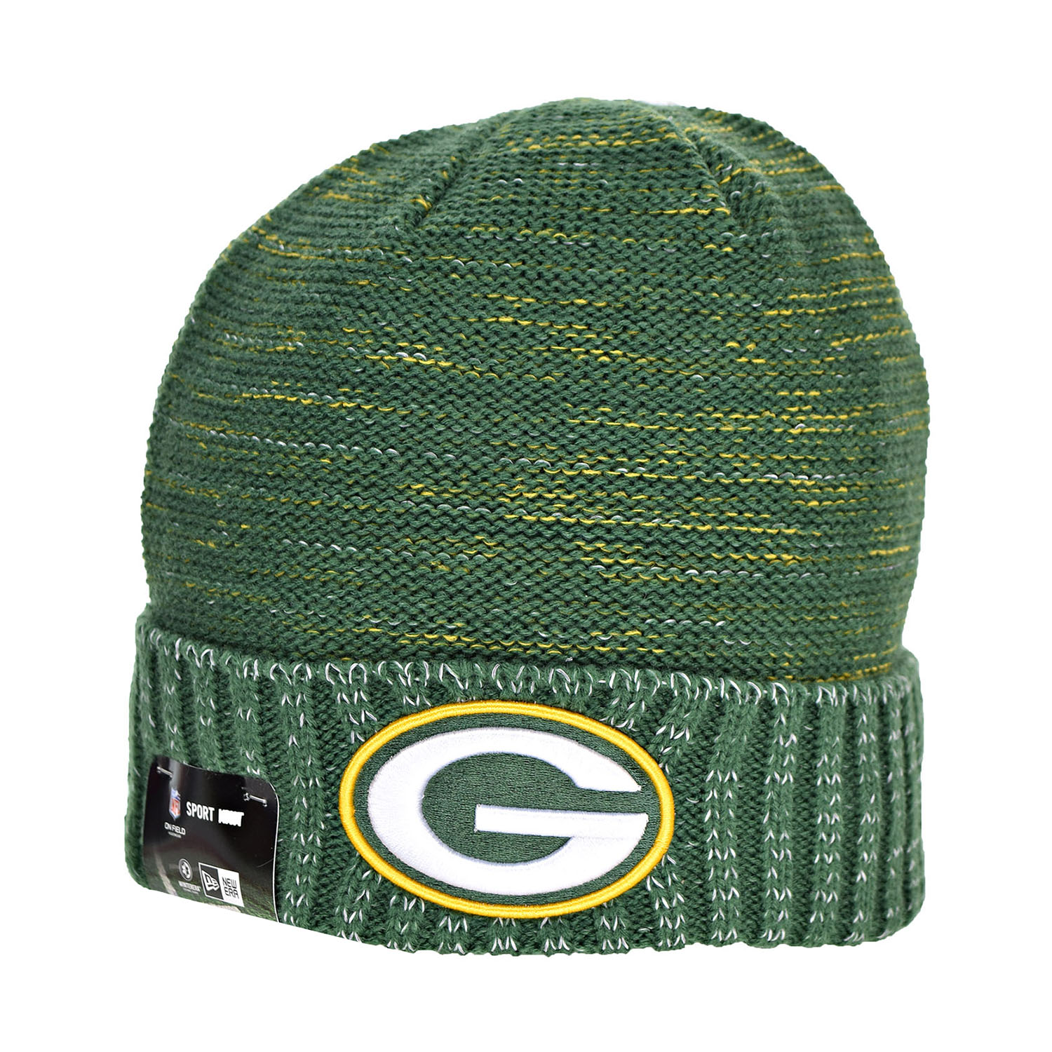 New Era Green Bay Packers NFL 17 Knit Kickoff Men's Beanie Hat Cap ...