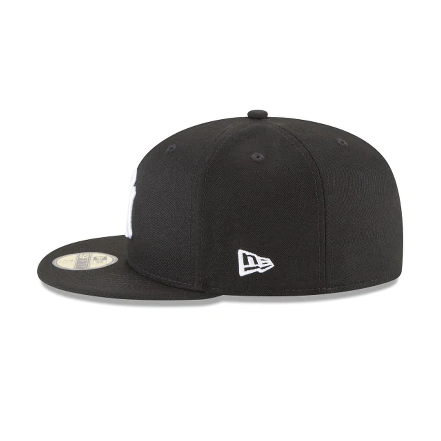 New Era New York Yankees Basic 59Fifty Fitted Cap Hat Black-White