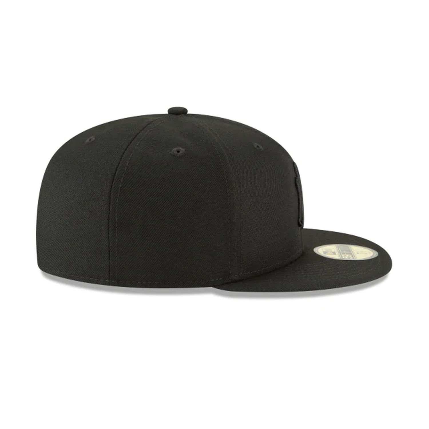 New Era New York Yankees Blackout Basic 59Fifty Fitted Cap Hat Black ...