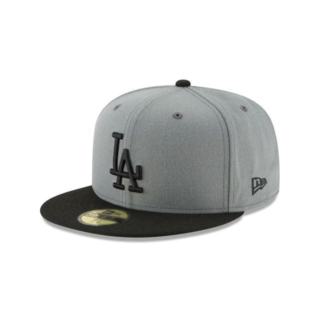 New Era Los Angeles Dodgers Storm Basic 59fifty Fitted Mens Hat Gray