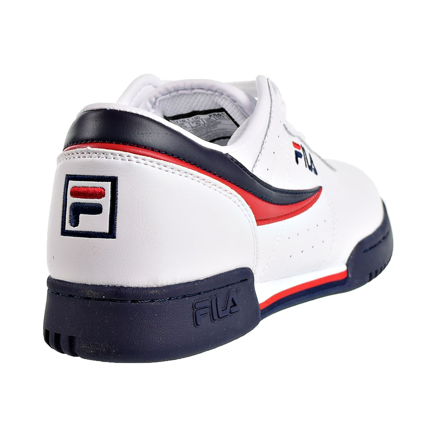 fila red and white shoes