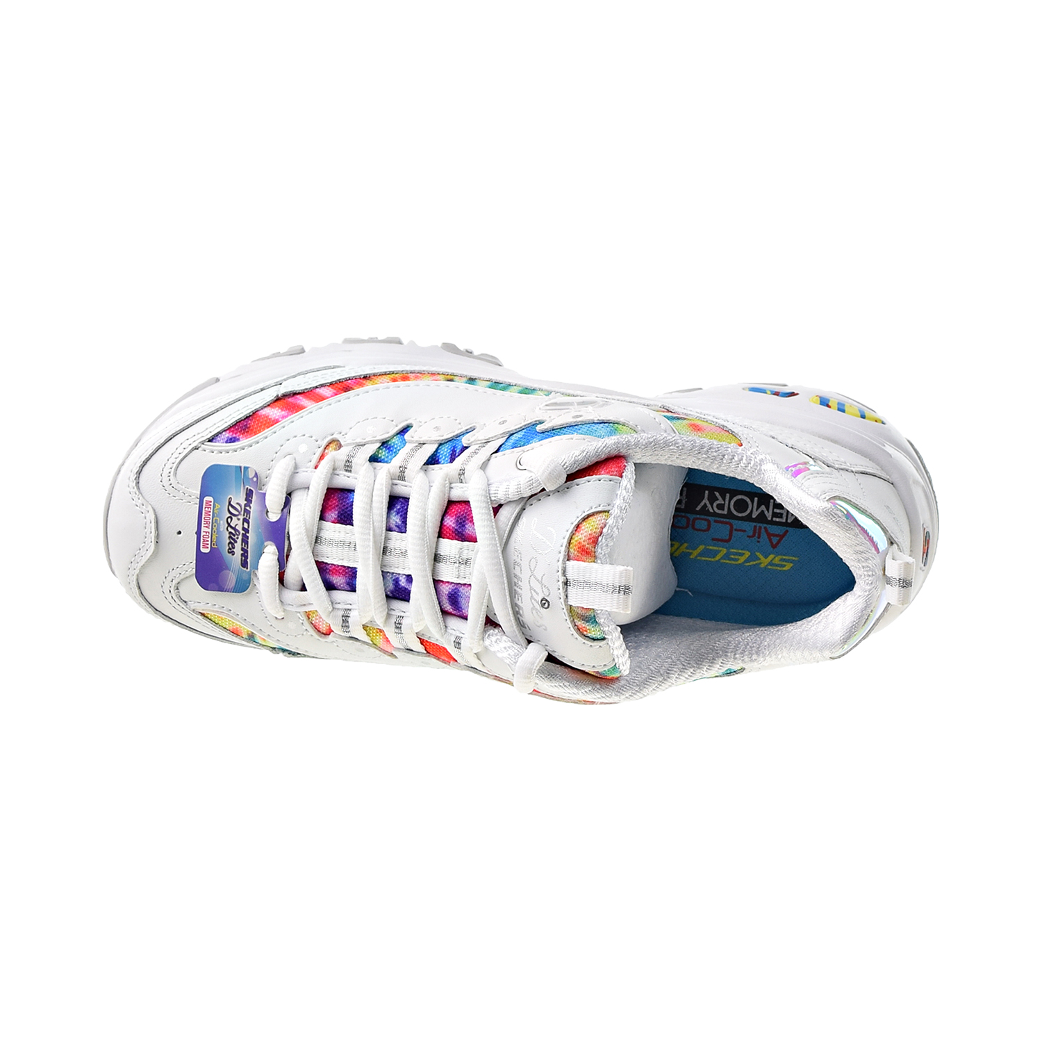 skechers summer fiesta white
