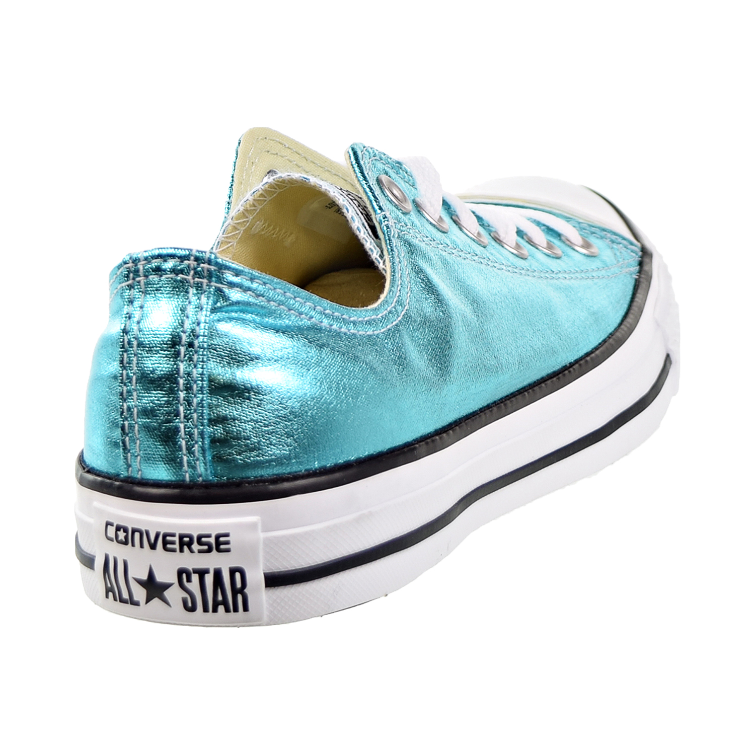 Ladies metallic outlet converse