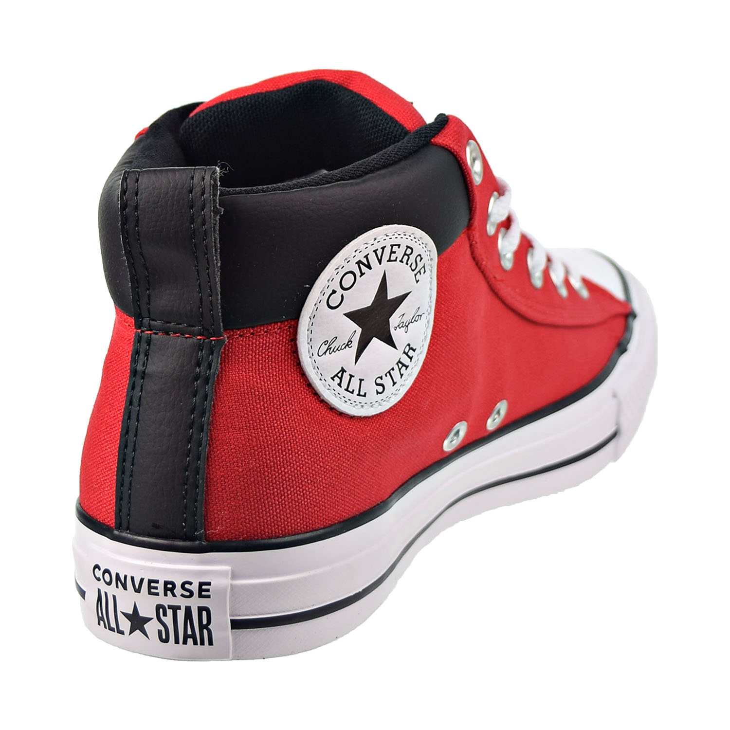 red white black converse