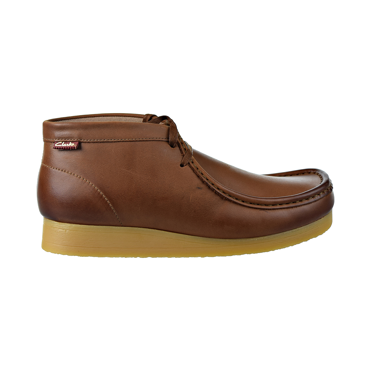 Clarks Stinson Hi Boots Mens 10 M Brown Leather Casual Chukka Moccasins Shoes Clarks Stinson Hi Chukka Boots in Beeswax Brown Men main image 4