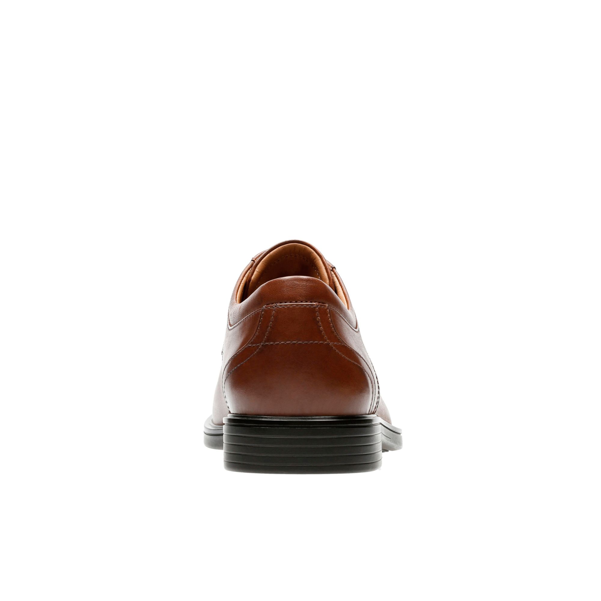 NEW CLARKS men\'s un aldric lace shoes in dark tan leather Amazon.com | Clarks Herren Un Aldric Lace Derbys, Black  main image 4