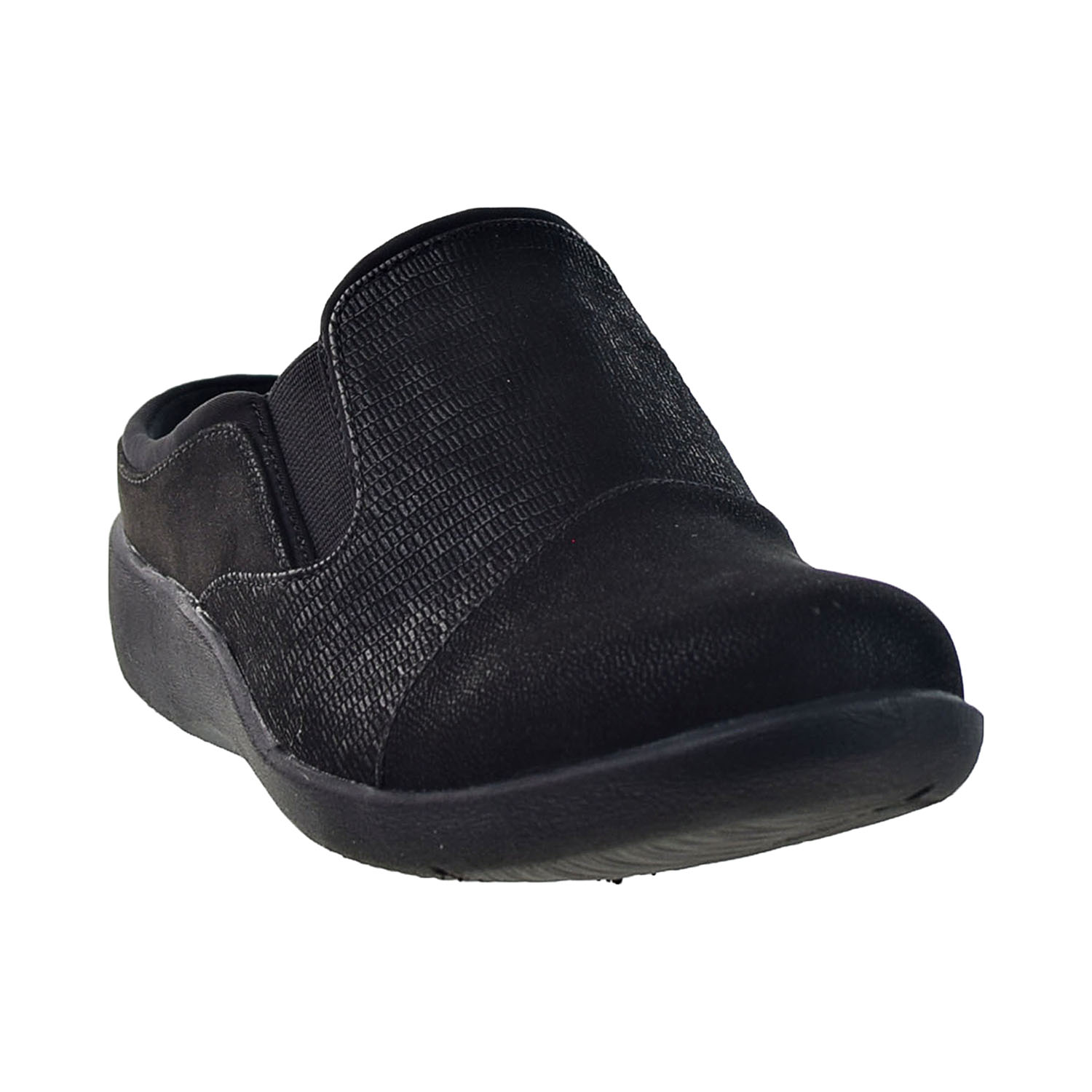 black slip on mules