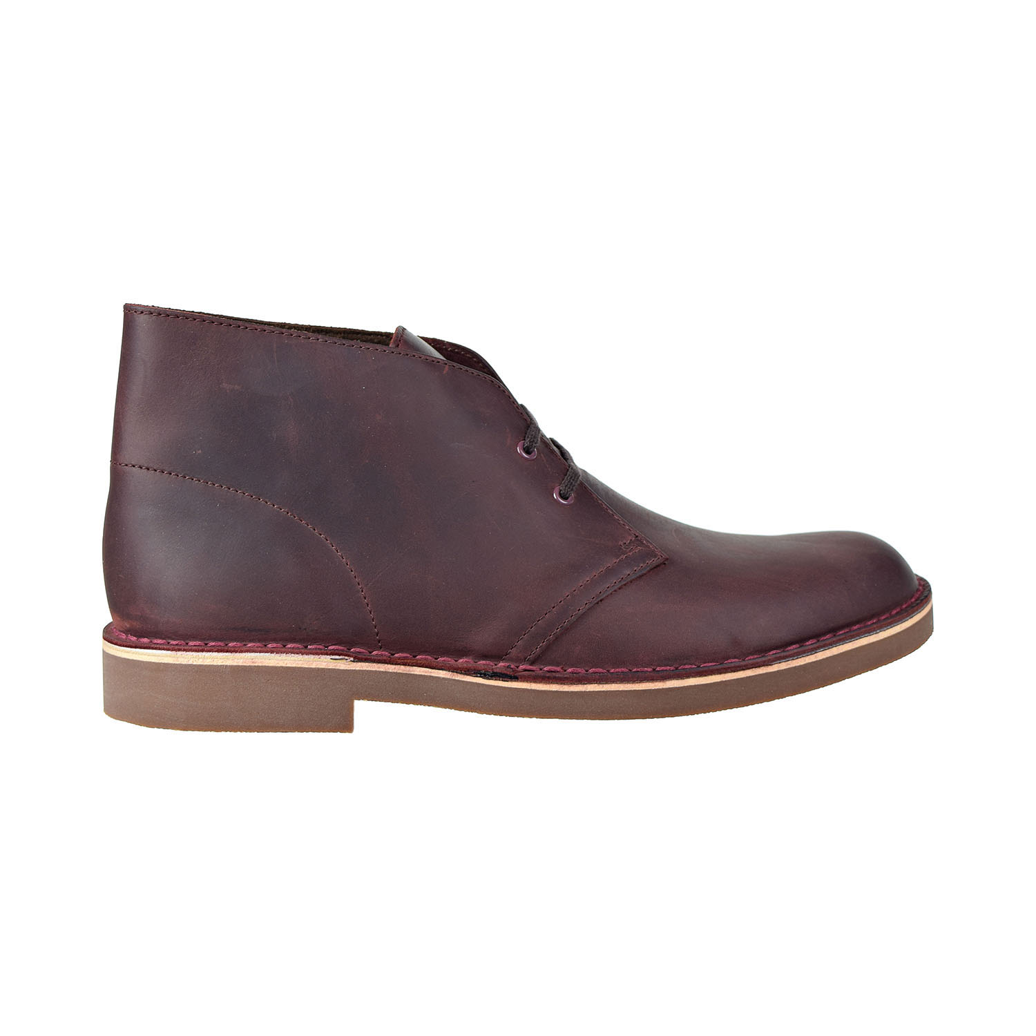 Clarks Bushacre 2 Men's Shoes Wine Leather 26138383 | eBay