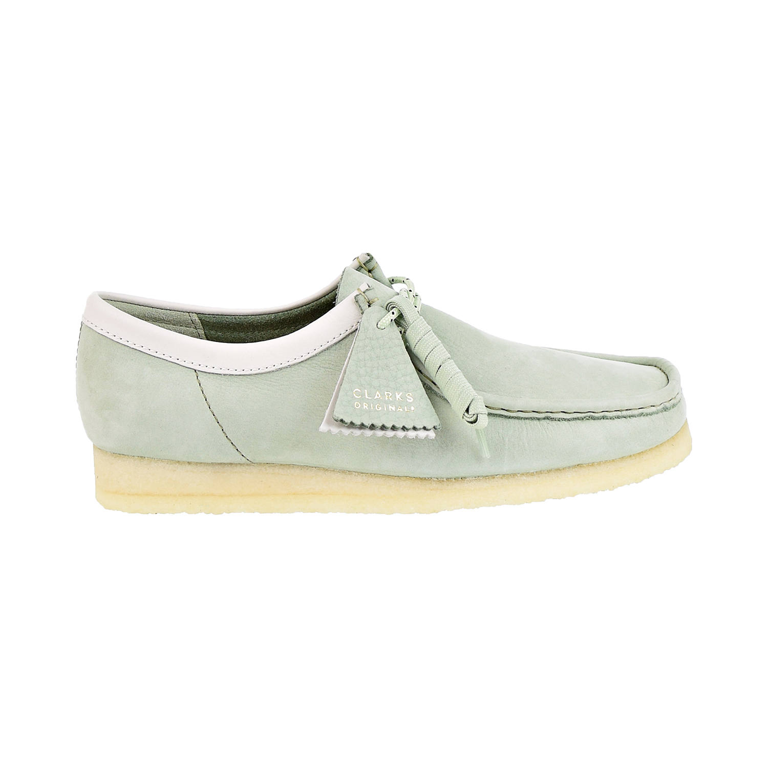 Clarks Wallabee Men's Shoes Pale Green 26165557 | eBay