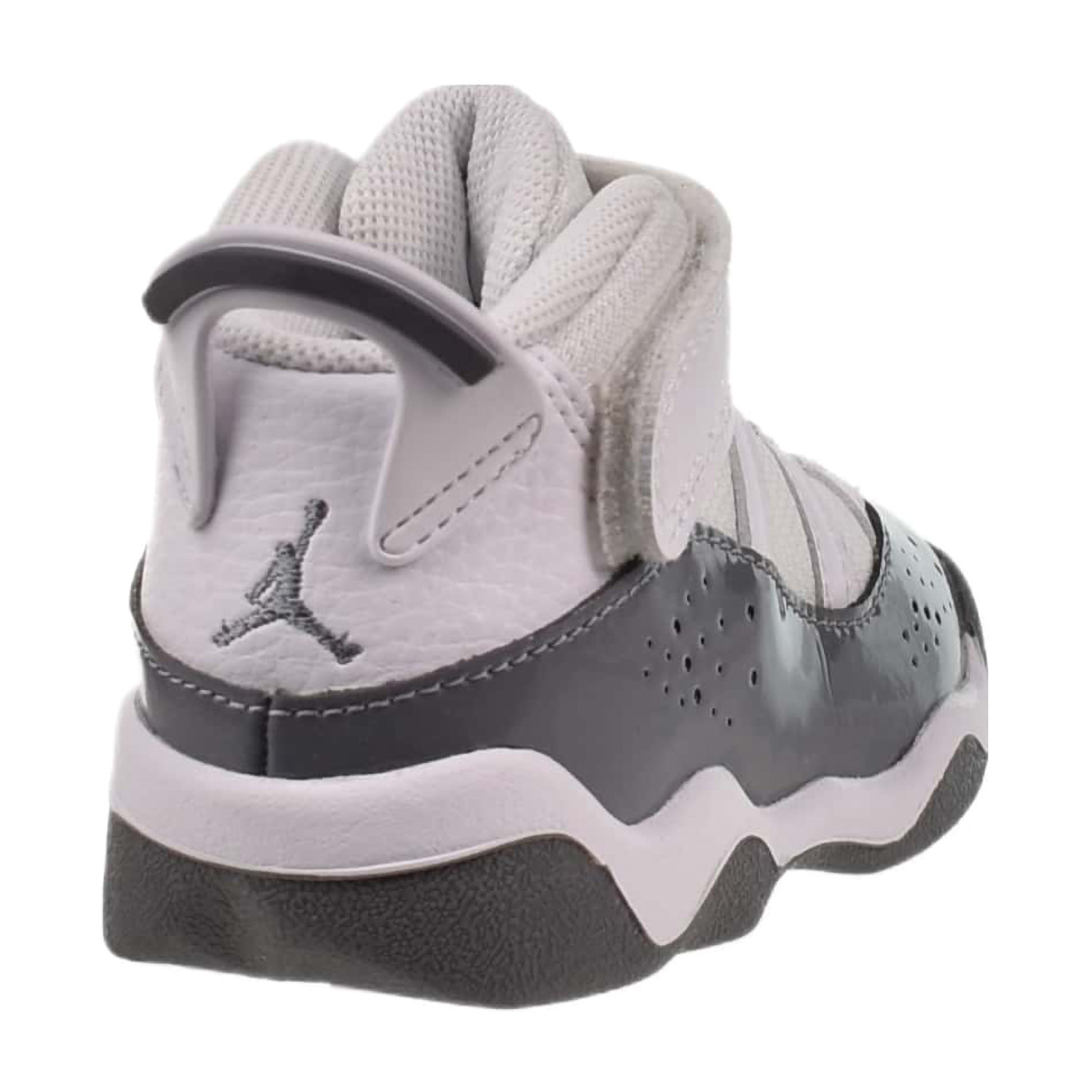 Jordan 6 Rings (TD) Toddler Basketball Shoes White-Cool Grey
