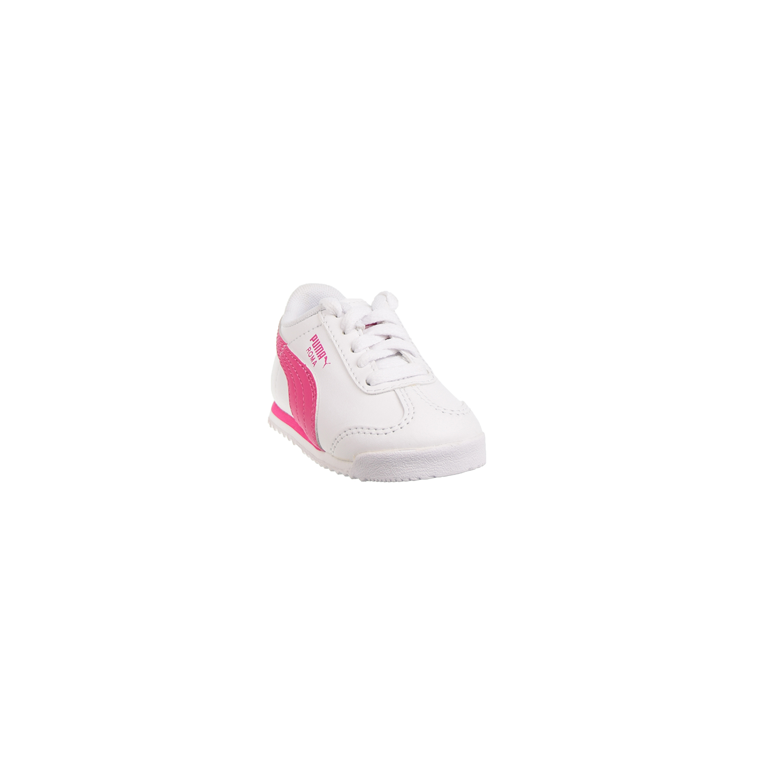 Puma Roma Basic Toddler's Shoes White-Fuchsia Purple 354260-22 | eBay