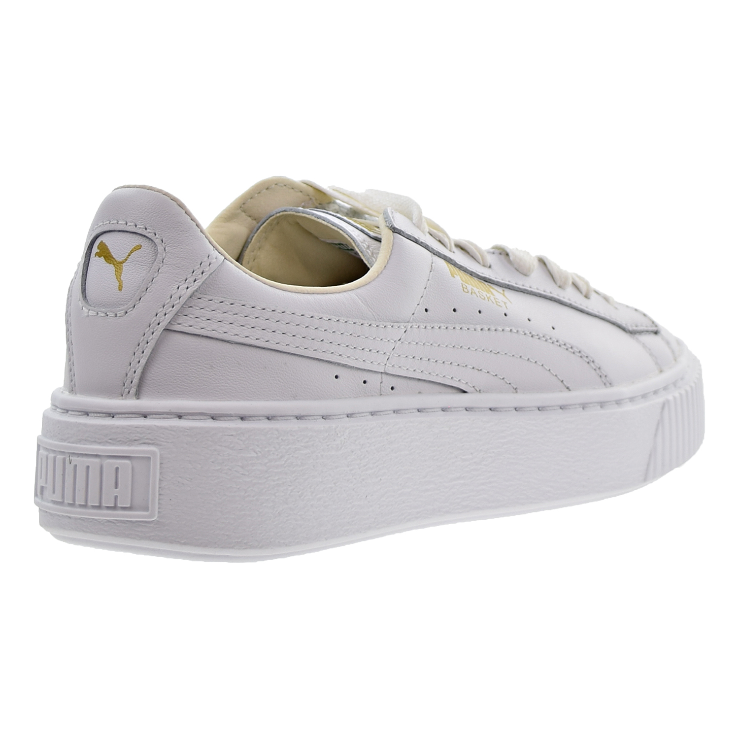 puma white gold shoes