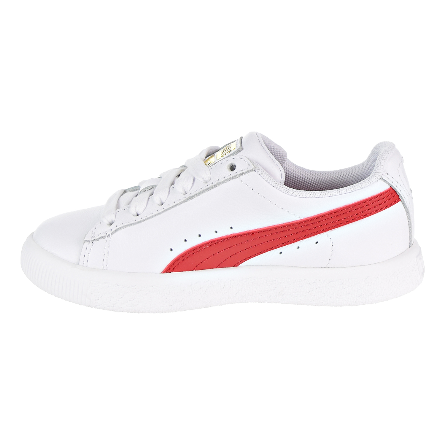 puma clyde core foil white
