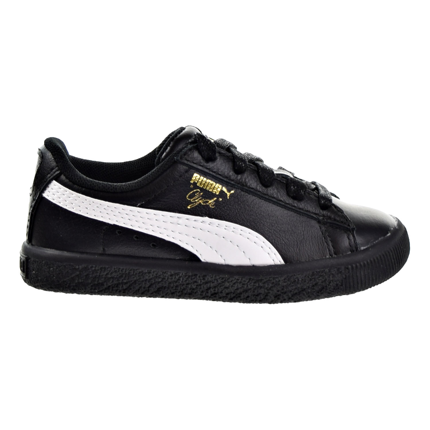 puma clyde mid core foil black
