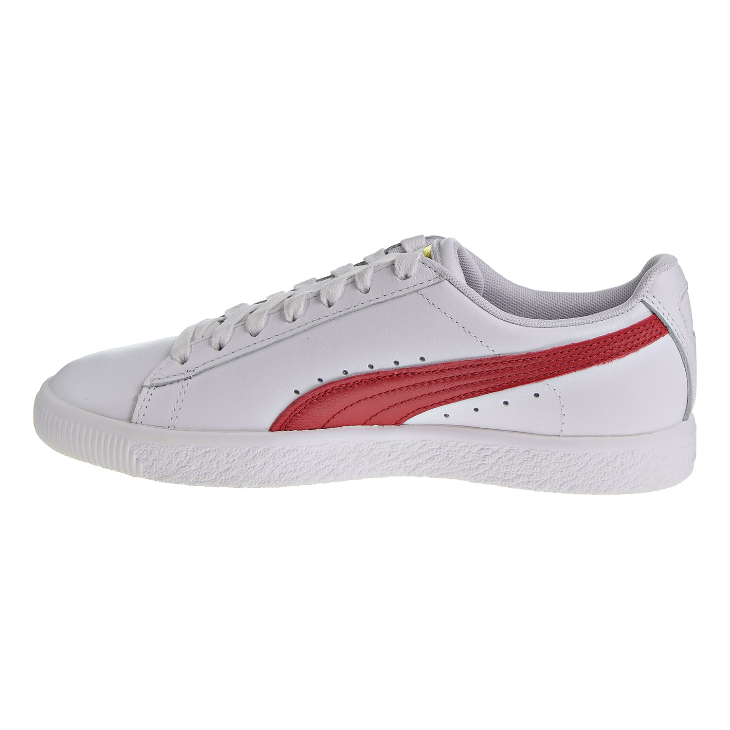 puma clyde core foil white