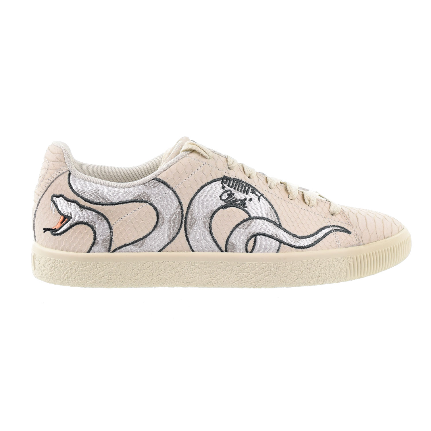 Puma Clyde Snake Embroidery Men's Shoes 