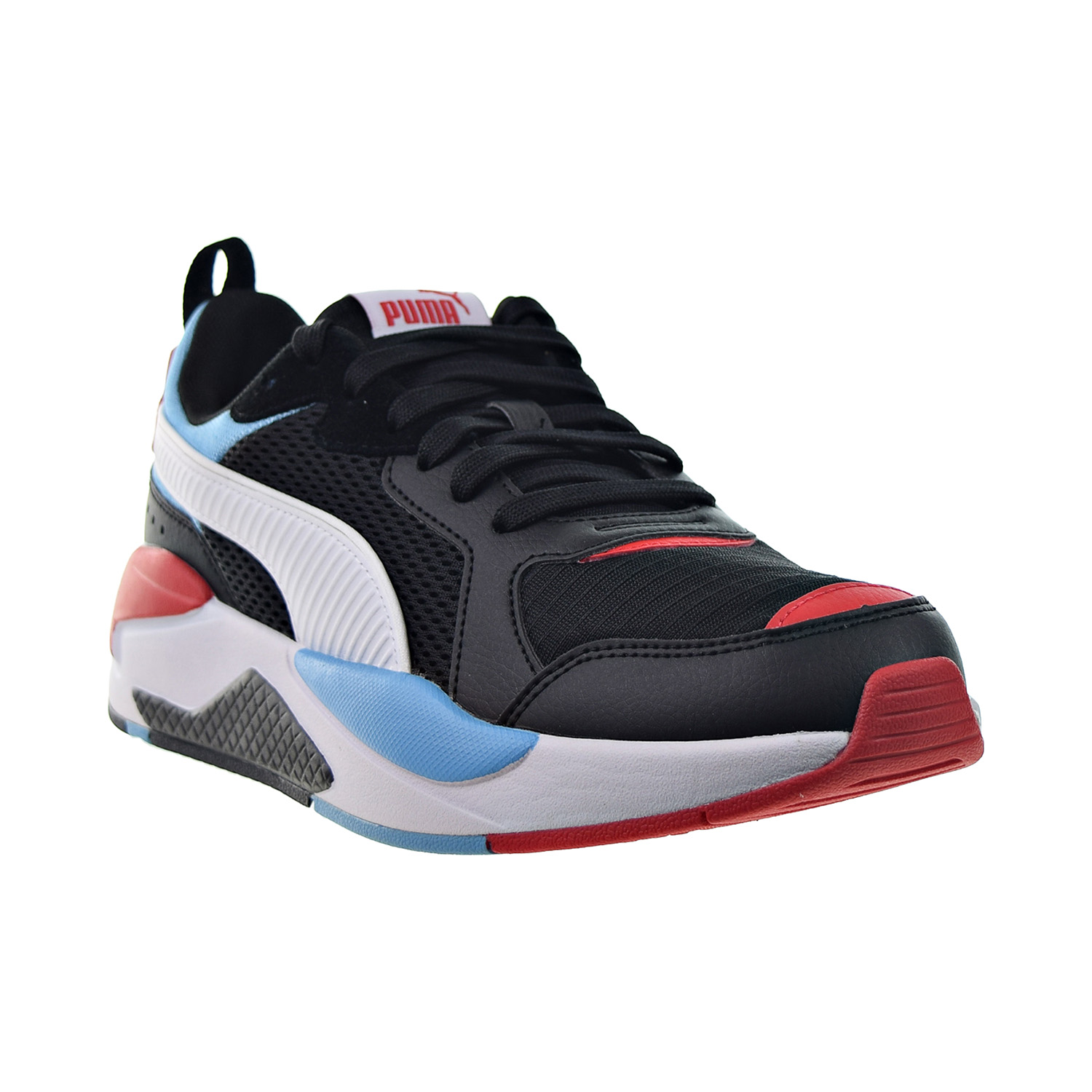 Puma X-Ray Color Block Men's Shoes Black-White-Blue-Red 373582-01 | eBay
