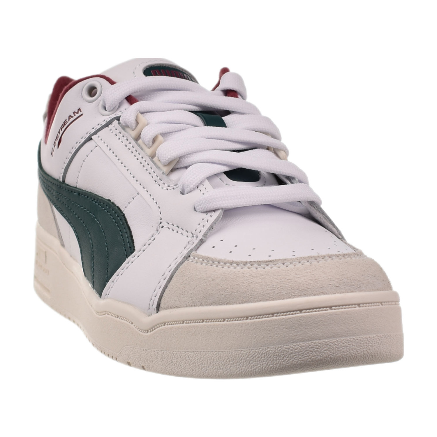 Puma Slipstream Lo Men's Shoes Retro White-Team Regal Red 384692