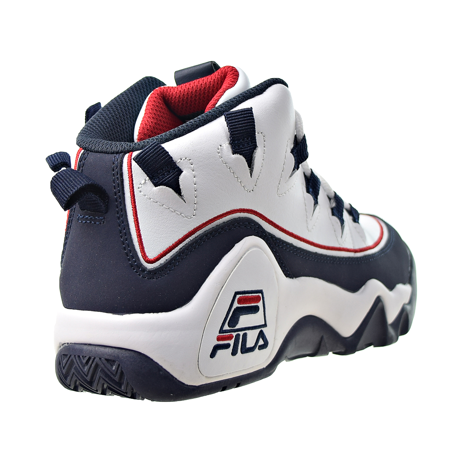 Fila Grant Hill Offset Big Kids' Shoes White-Navy-Red