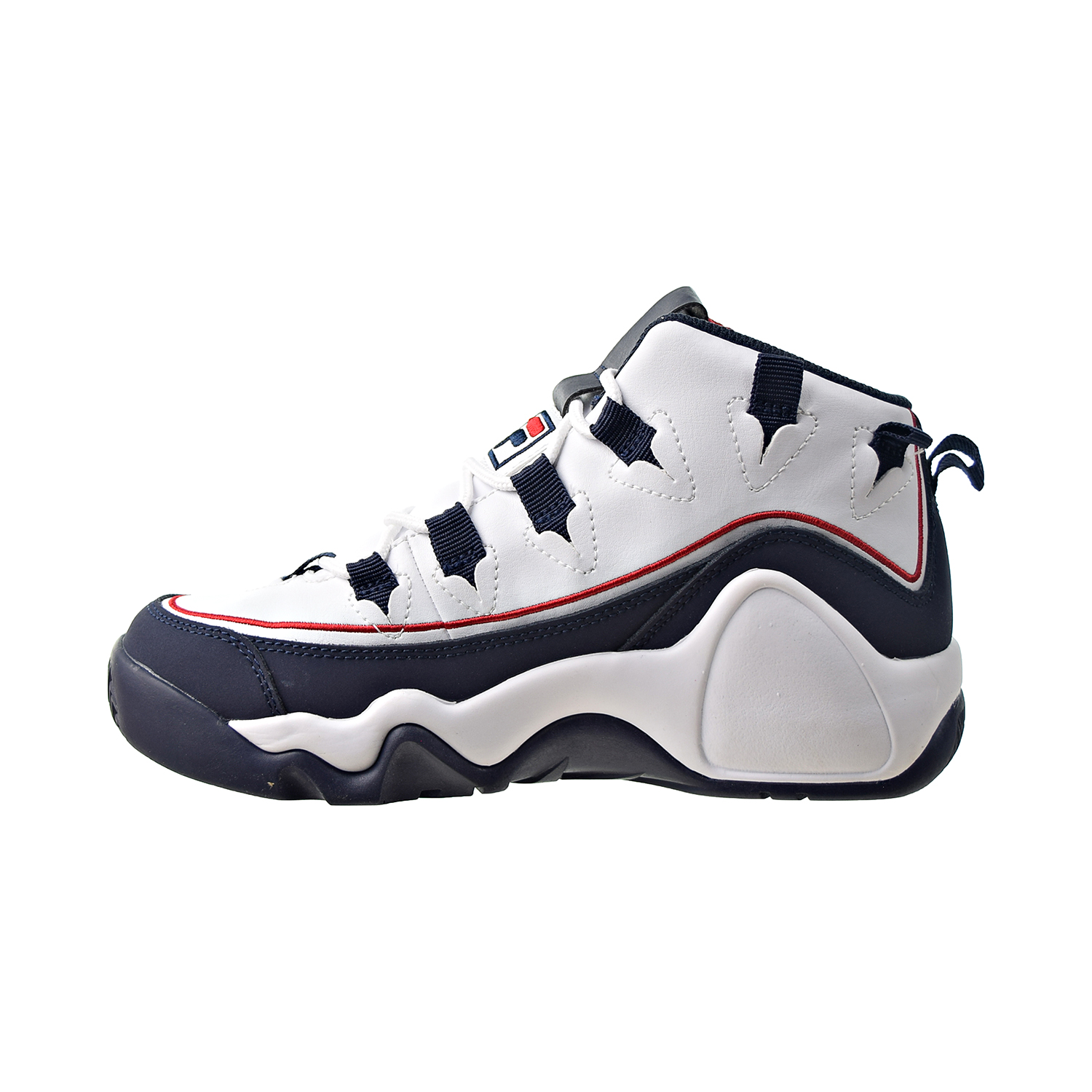 Fila Grant Hill Offset Big Kids' Shoes White-Navy-Red