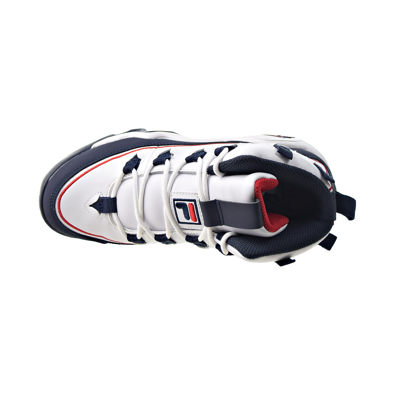Fila Grant Hill Offset Big Kids' Shoes White-Navy-Red