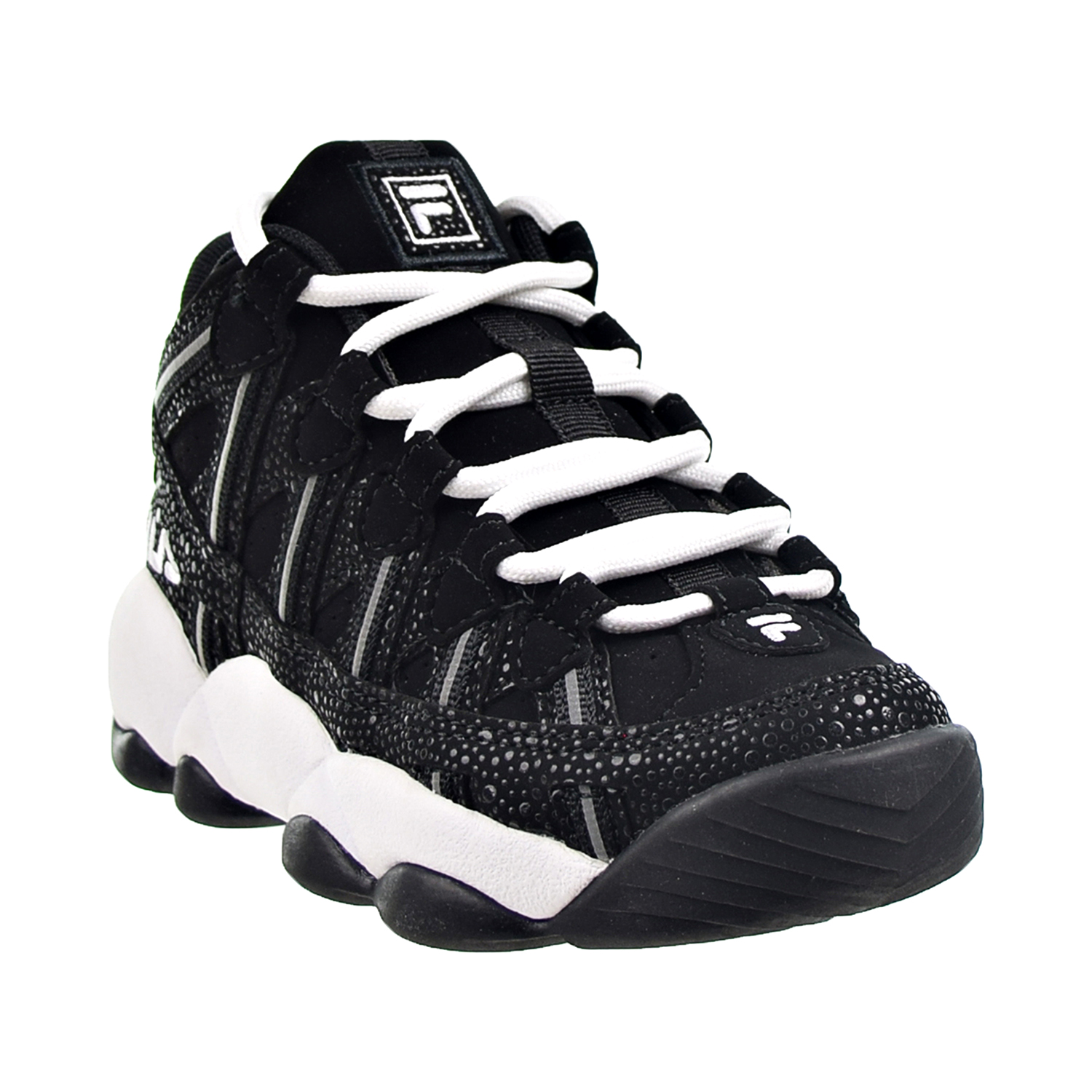 Fila Stackhouse Spaghetti Little Kids' Shoes Black-White