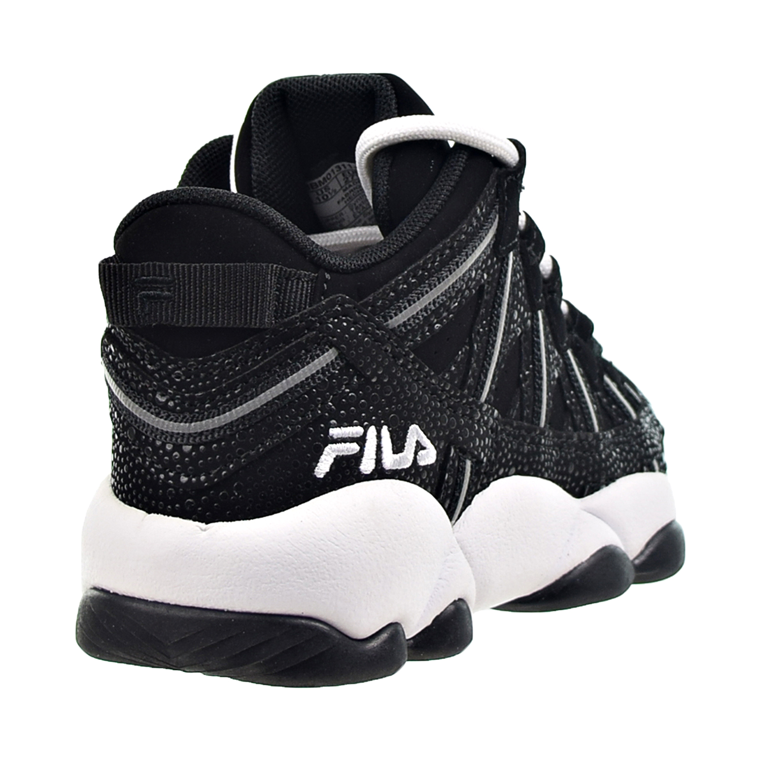 Fila Stackhouse Spaghetti Little Kids' Shoes Black-White