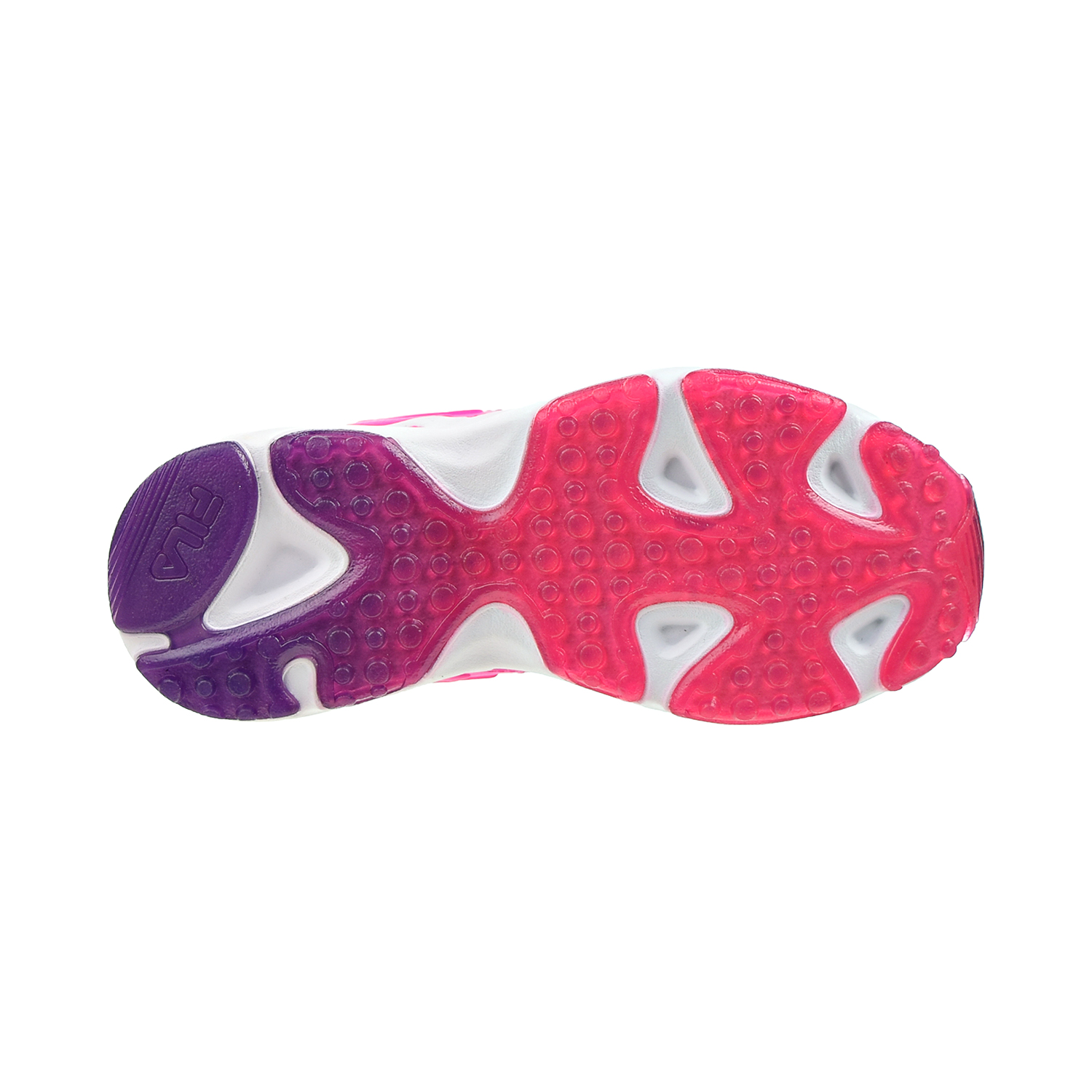 Fila Ray Tracer Apex Big Kids' Shoes Pink Glow-WhitePurple