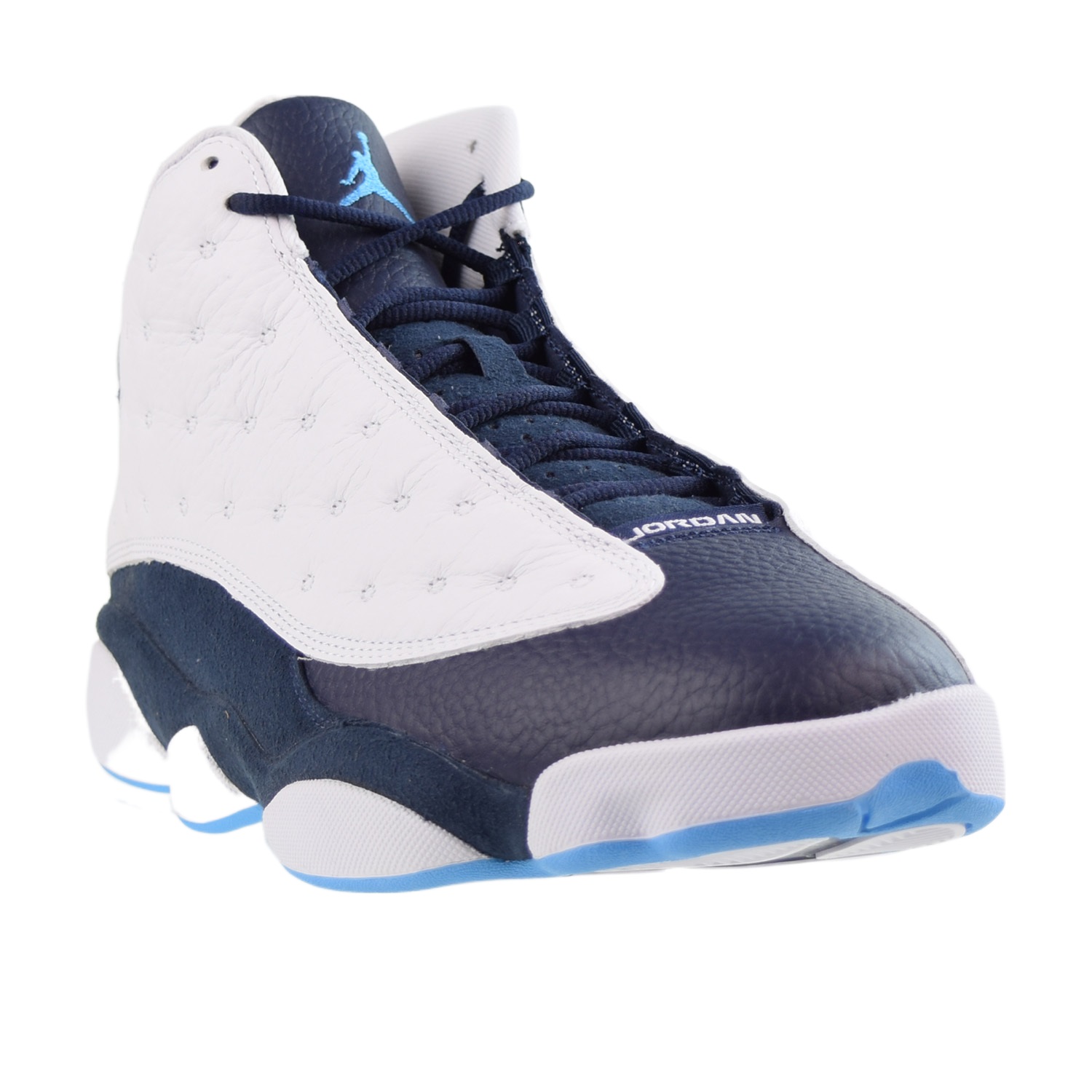 Air Jordan 13 Retro Men's Shoes Obsidian-Powder Blue-White 414571