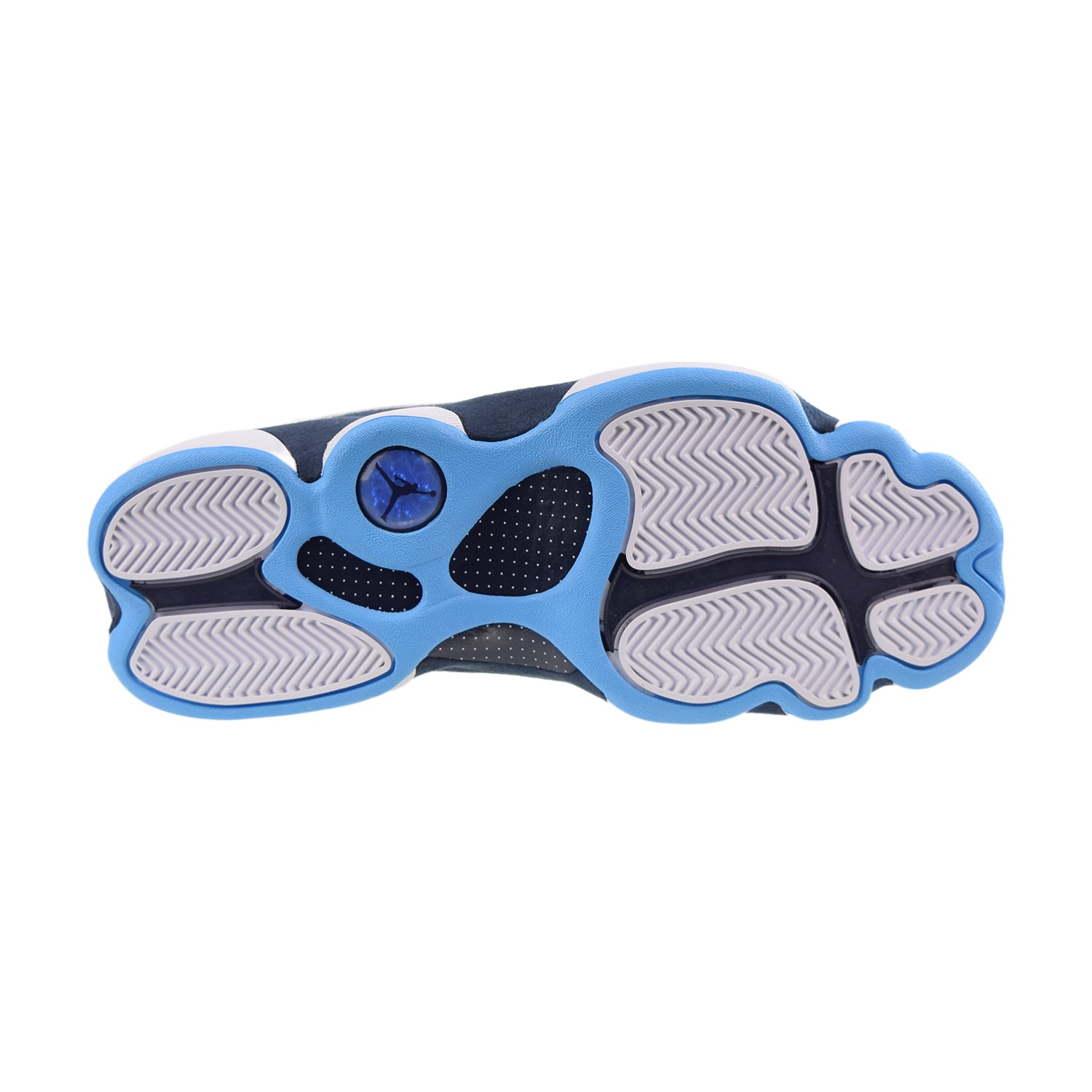 Air Jordan 13 Retro Men's Shoes Obsidian-Powder Blue-White 414571
