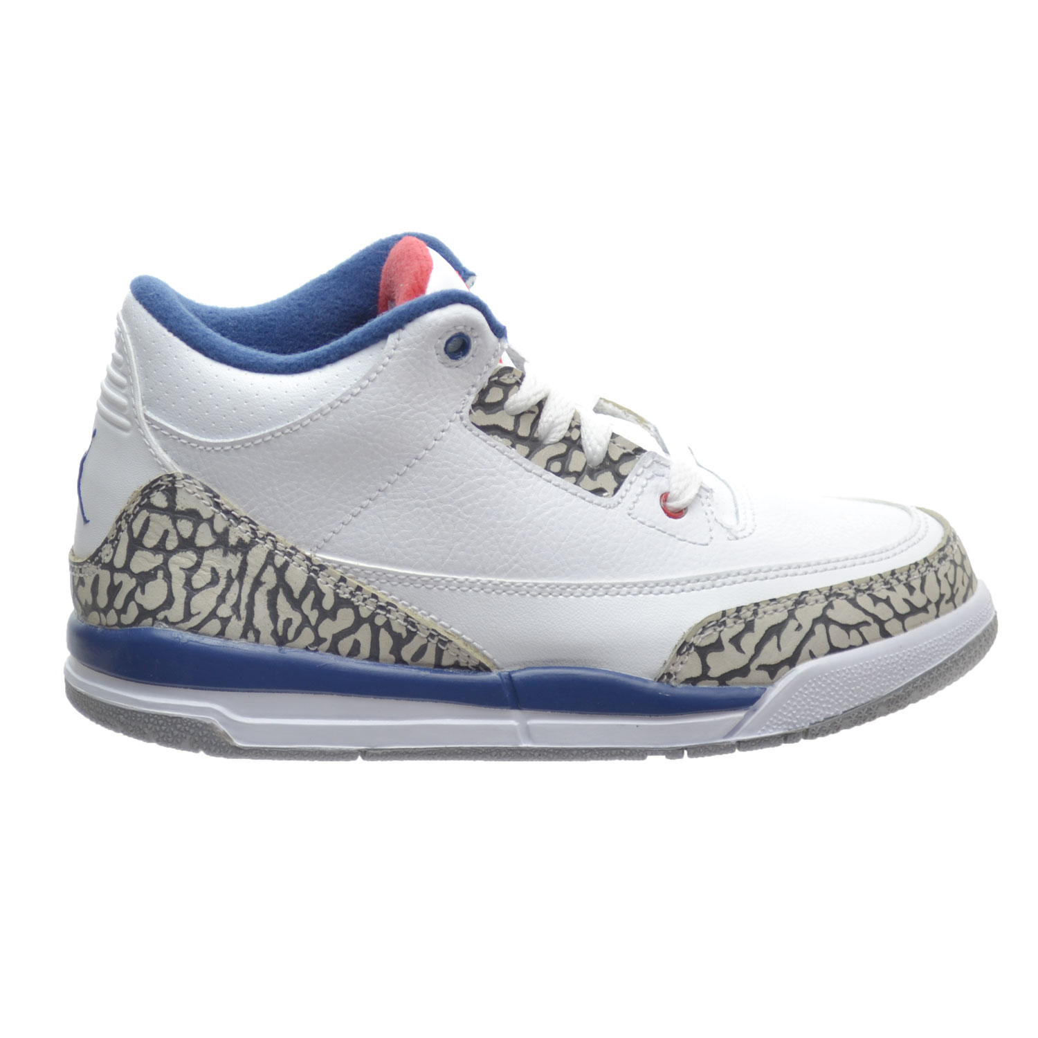 white blue and red jordan 3