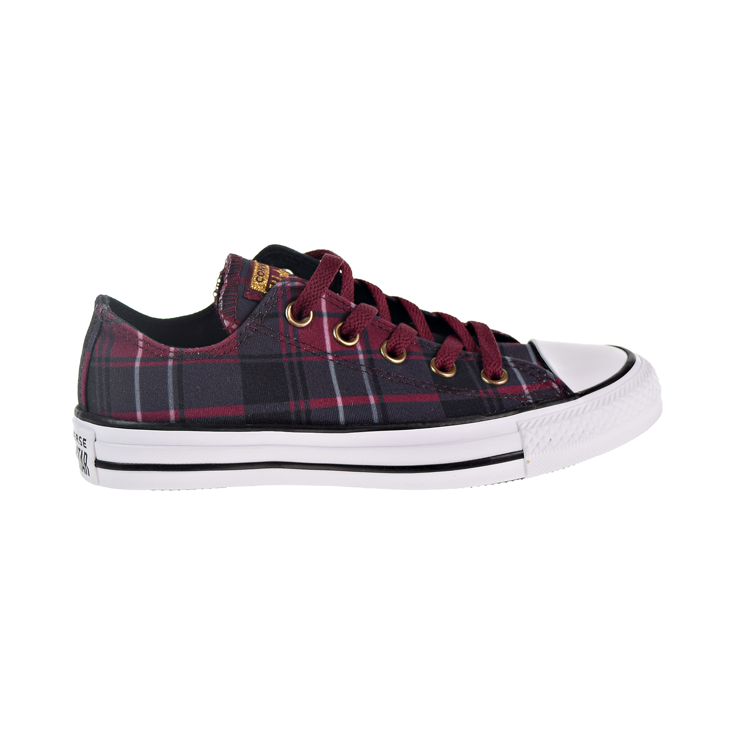 Womens converse burgundy all star sale dainty oxford trainers