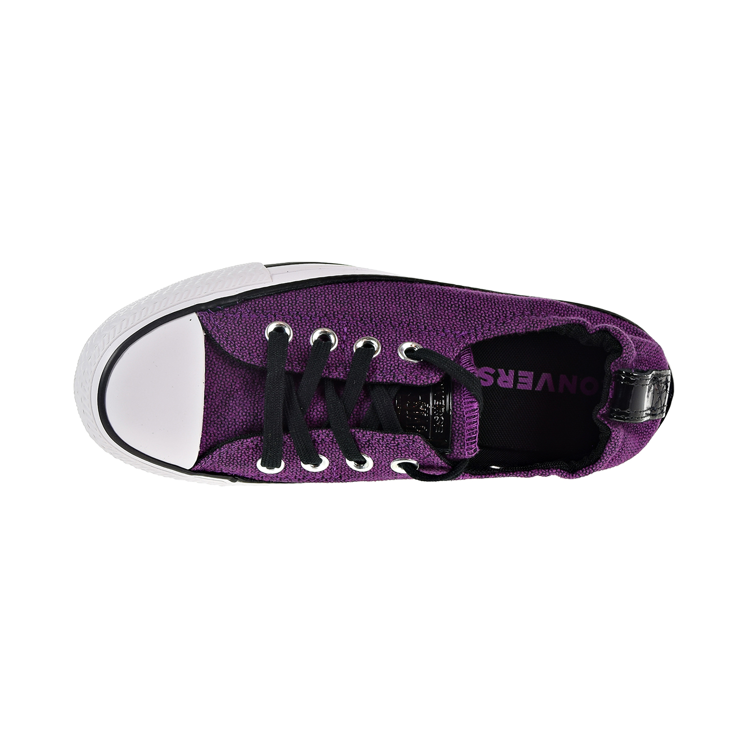 purple slip on converse