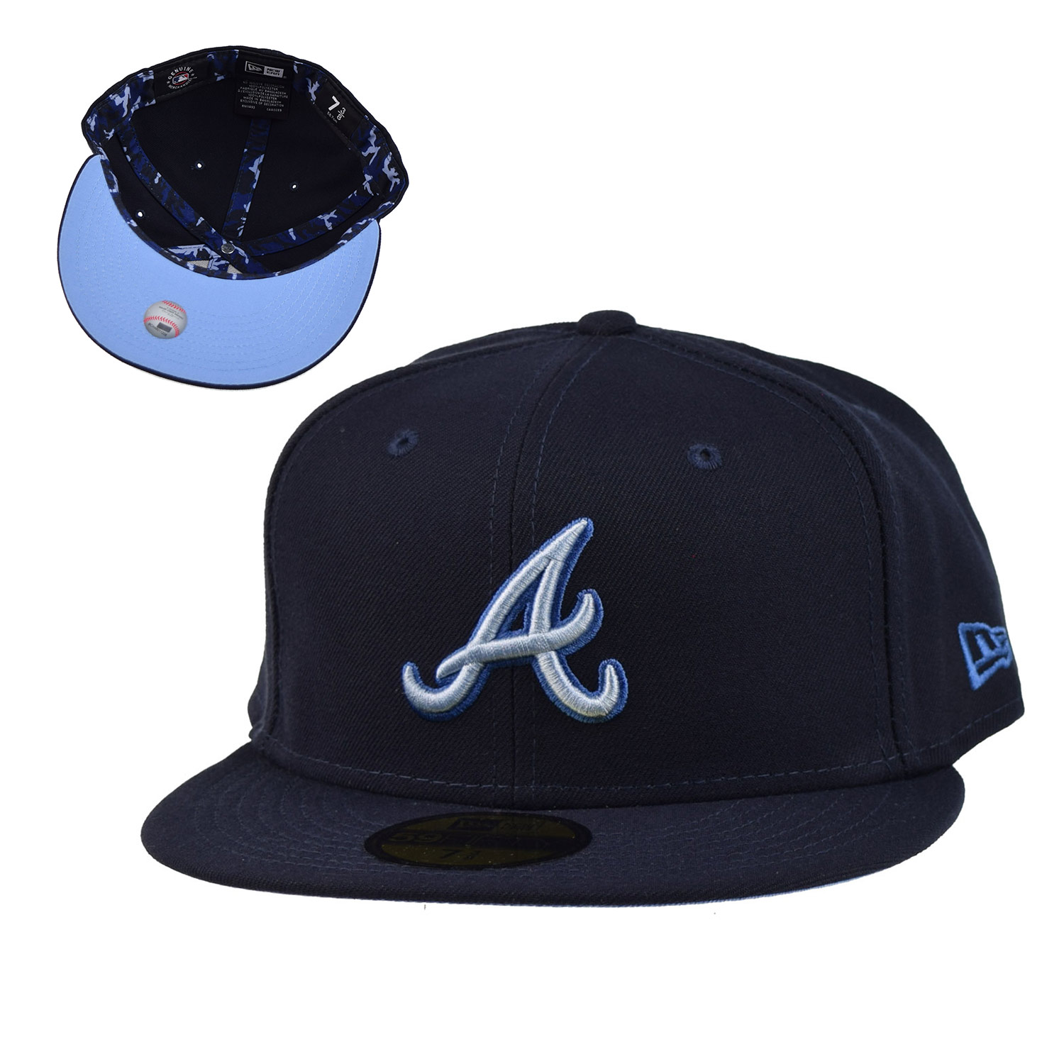 【US限定】NEW ERA 59FIFTY Atlanta Braves ASG2000 Beige/Navy New Era 59Fifty Atlanta Braves 2000 All Star Game Patch