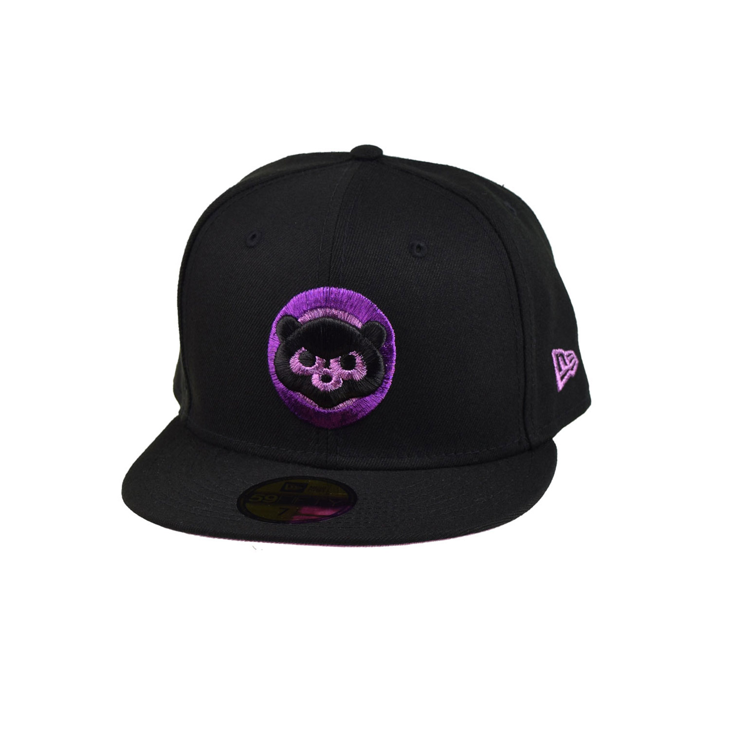●BLACKPURPLE● Curly Button Trooper Hat / unisex NY Association of Former State Troopers Purple Police