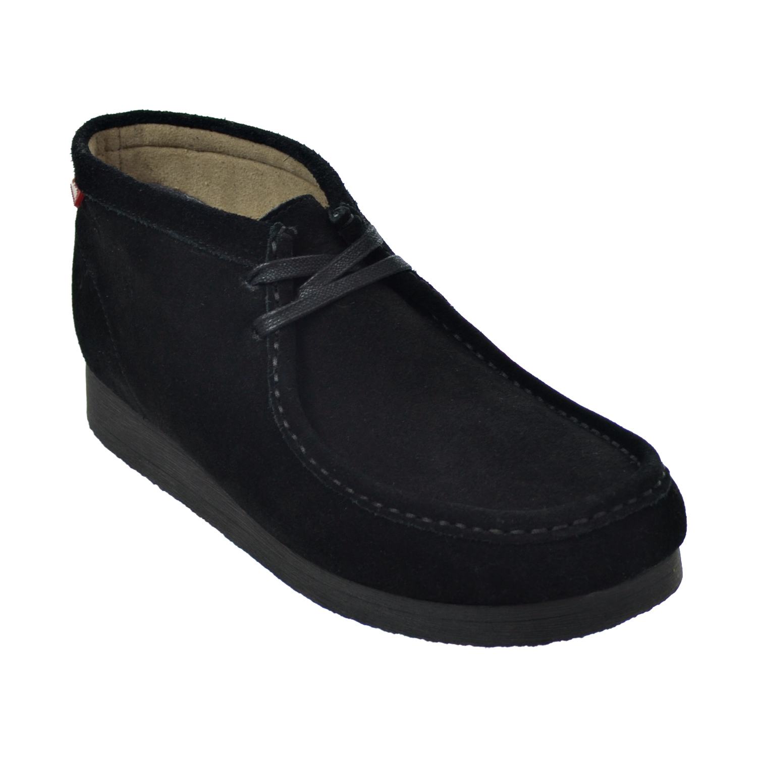 Clarks Stinson Hi Men's Shoes Black Suede 63368 | eBay