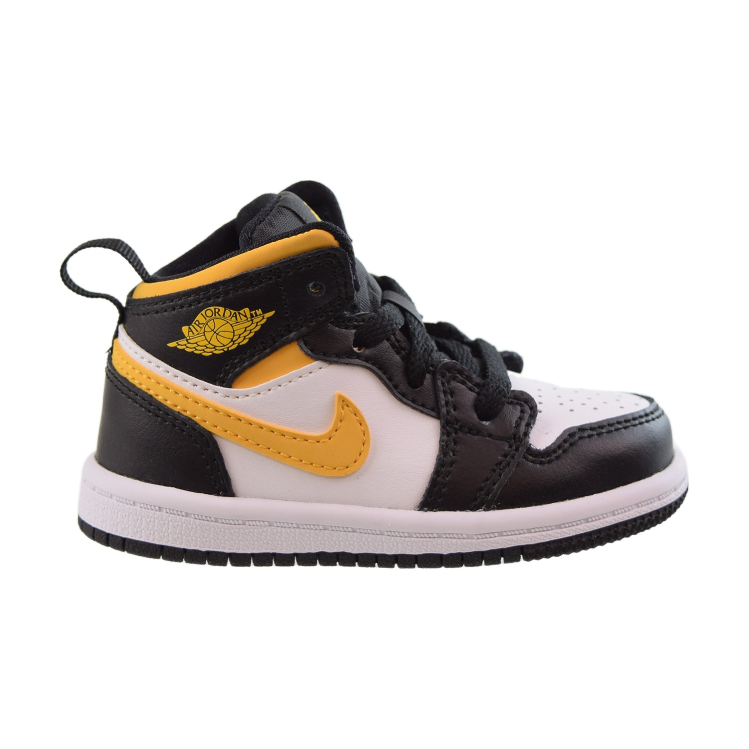 Обувь для малышей Air Jordan 1 Mid (TD) Черный-University Gold 640735-177