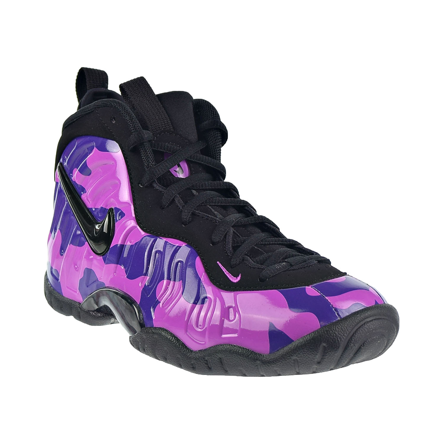 Nike Little Posite Pro (GS) Big Kids' Shoes Black-Court Purple 644792-012 | eBay