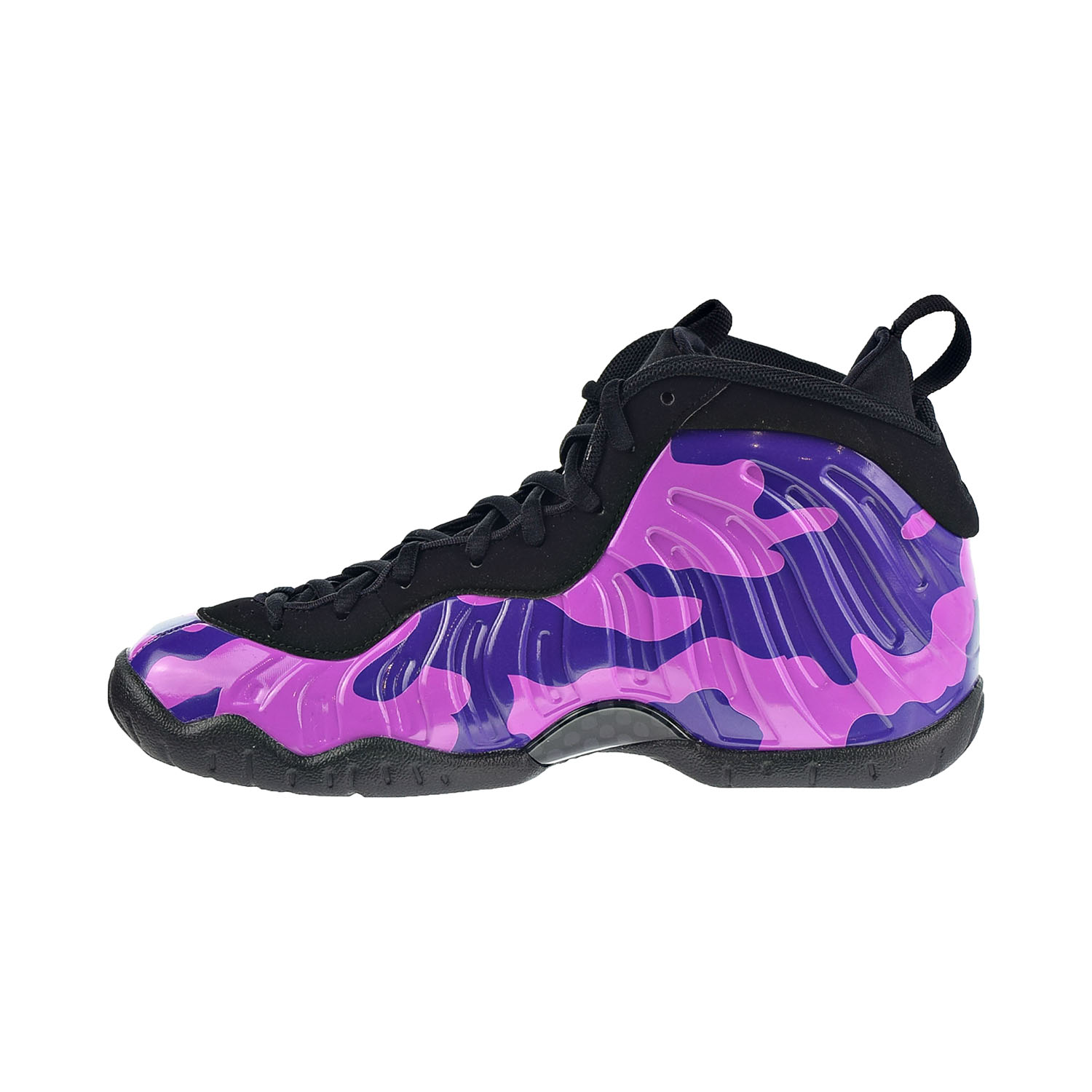 Nike Little Posite Pro (GS) Big Kids' Shoes Black-Court Purple 644792