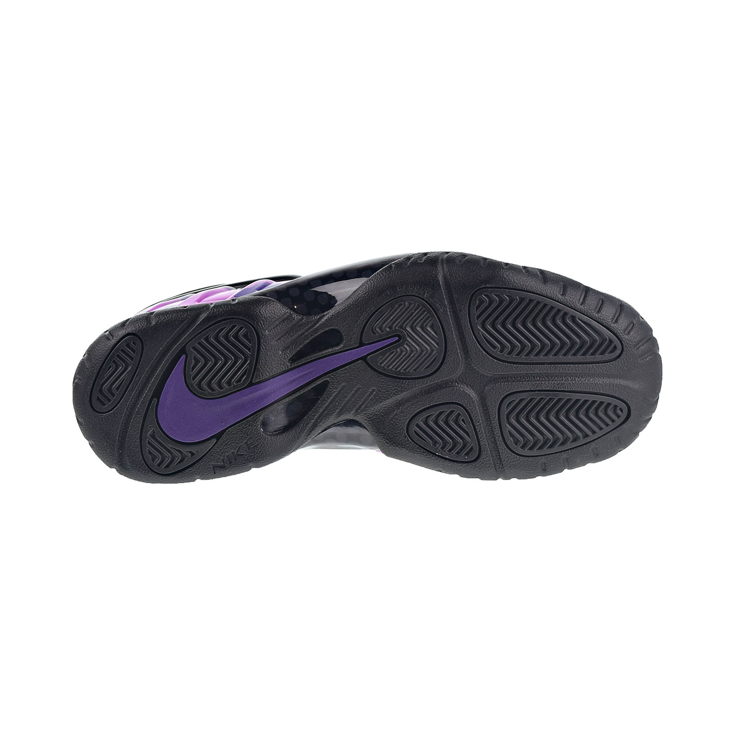 Nike Little Posite Pro (GS) Big Kids' Shoes Black-Court Purple 644792