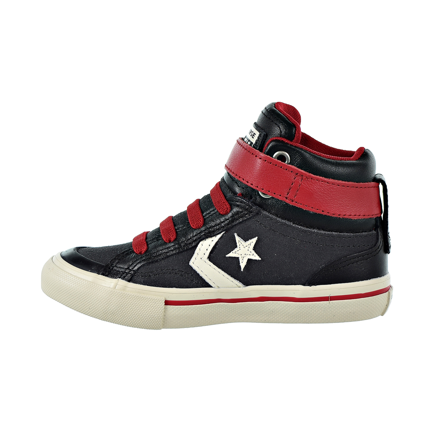 converse high cut red