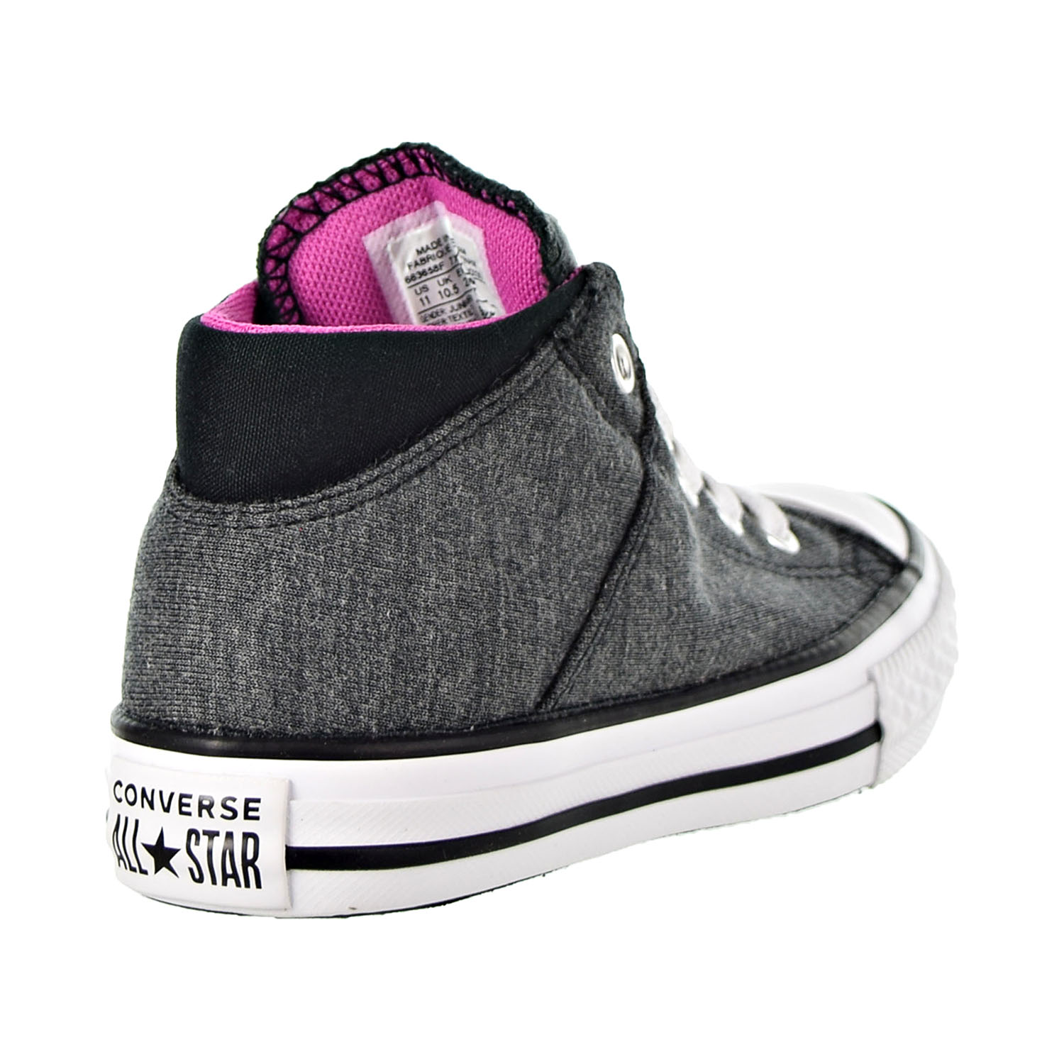 Converse Chuck Taylor All Star Madison Mid Kids/' Shoes Black-Fuchsia 663658F