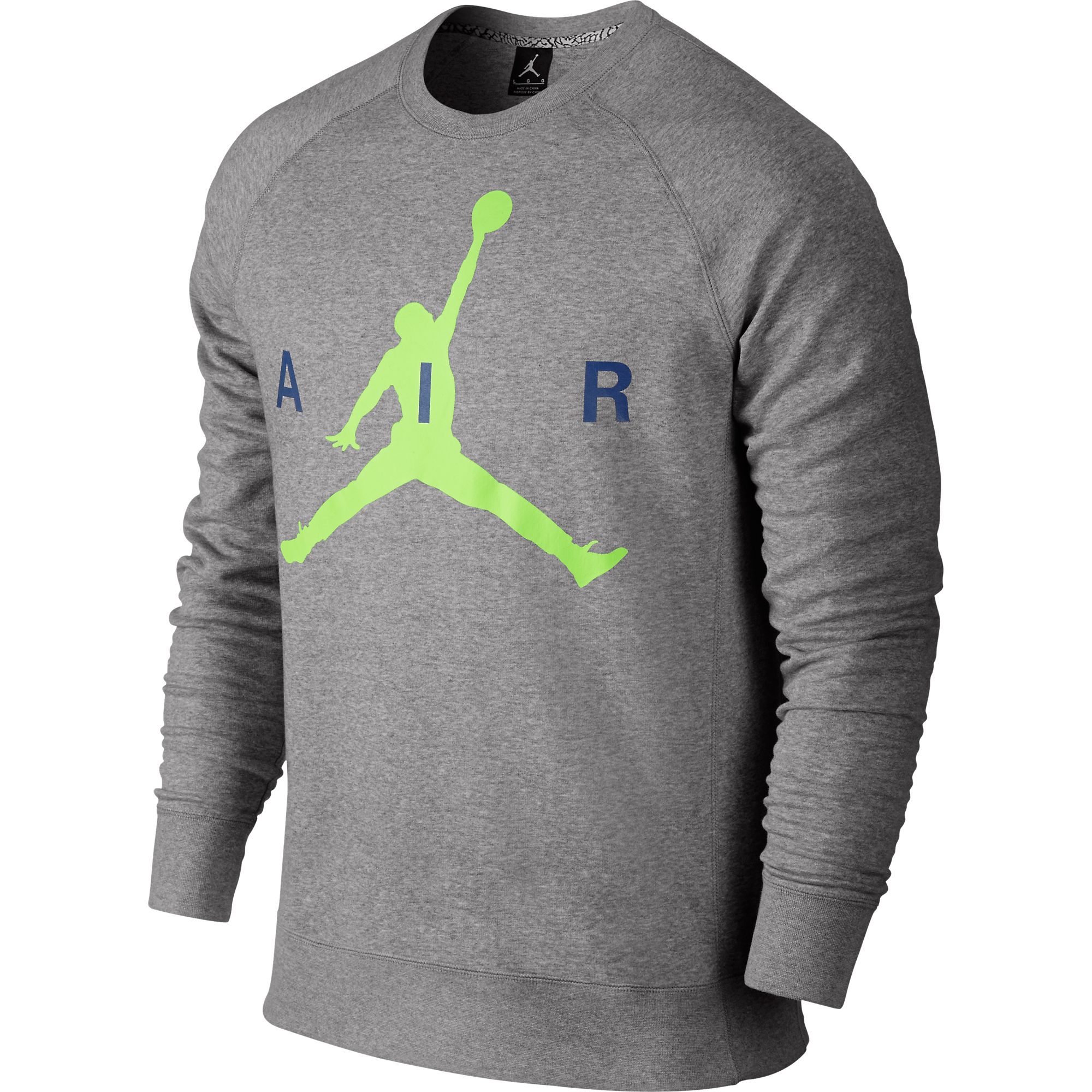  Air  Jordan  Jumpman Graphic Brushed Crew  Mens Sweatshirt 