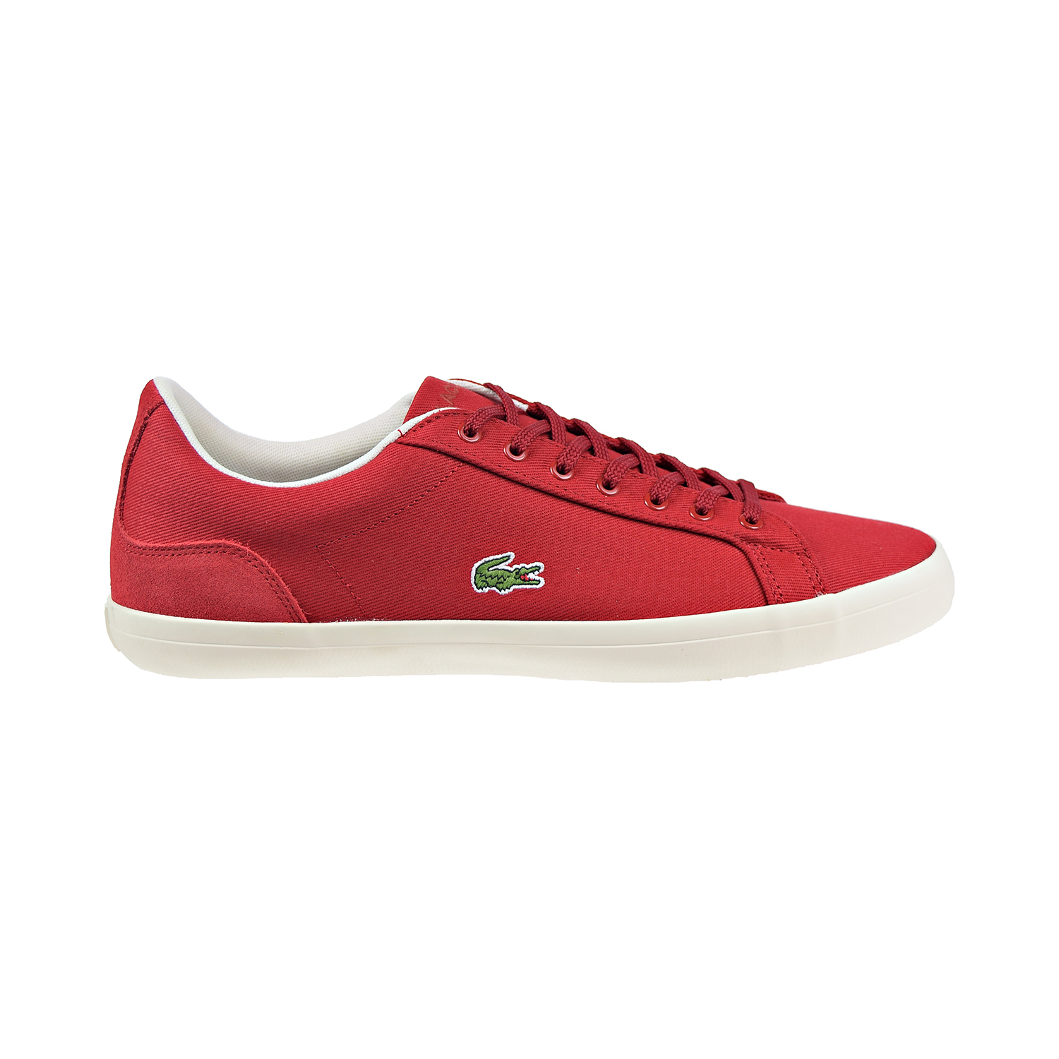 red lacoste shoes