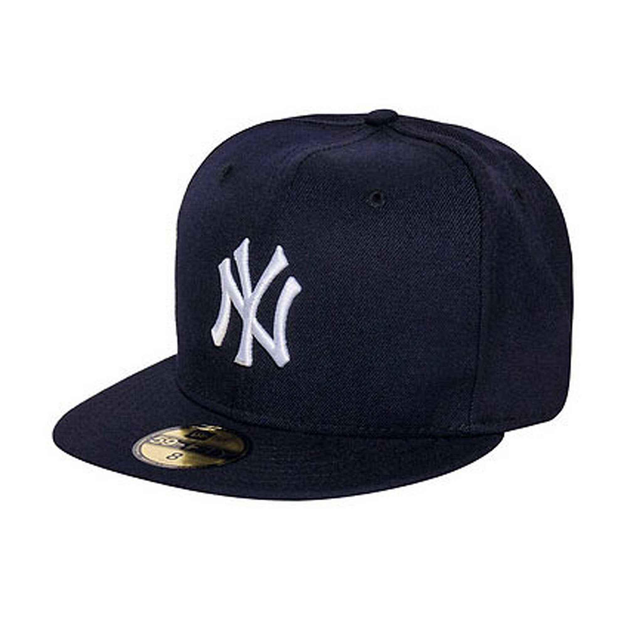 New Era New York Yankees MLB Fitted Men's Hat Navy 70065347 | eBay