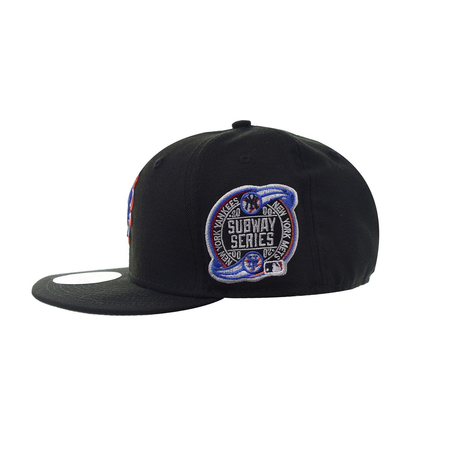 New Era 59Fifty New York Mets Subway Series Men's Fitted Hat Black-Blue ...