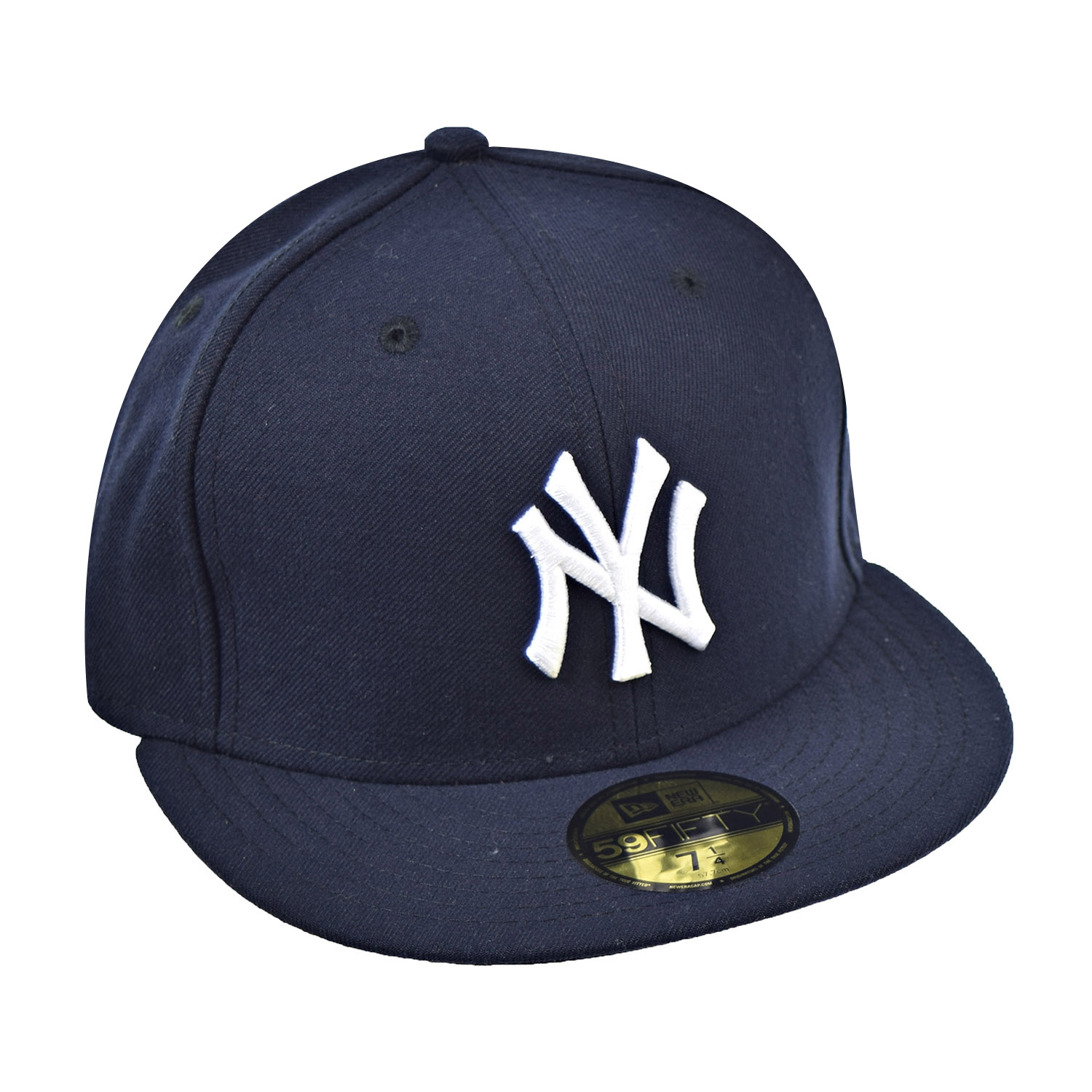 New Era New York Yankees 59Fifty Men's Fitted Hat Cap Navy Blue/White